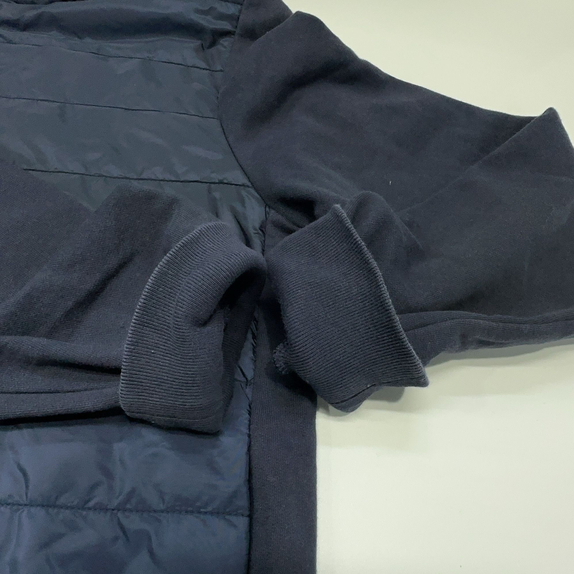 Prada Prada Quilted Hybrid Zip-Up Hoodie Size S Size US S / EU 44-46 / 1 - 9 Thumbnail