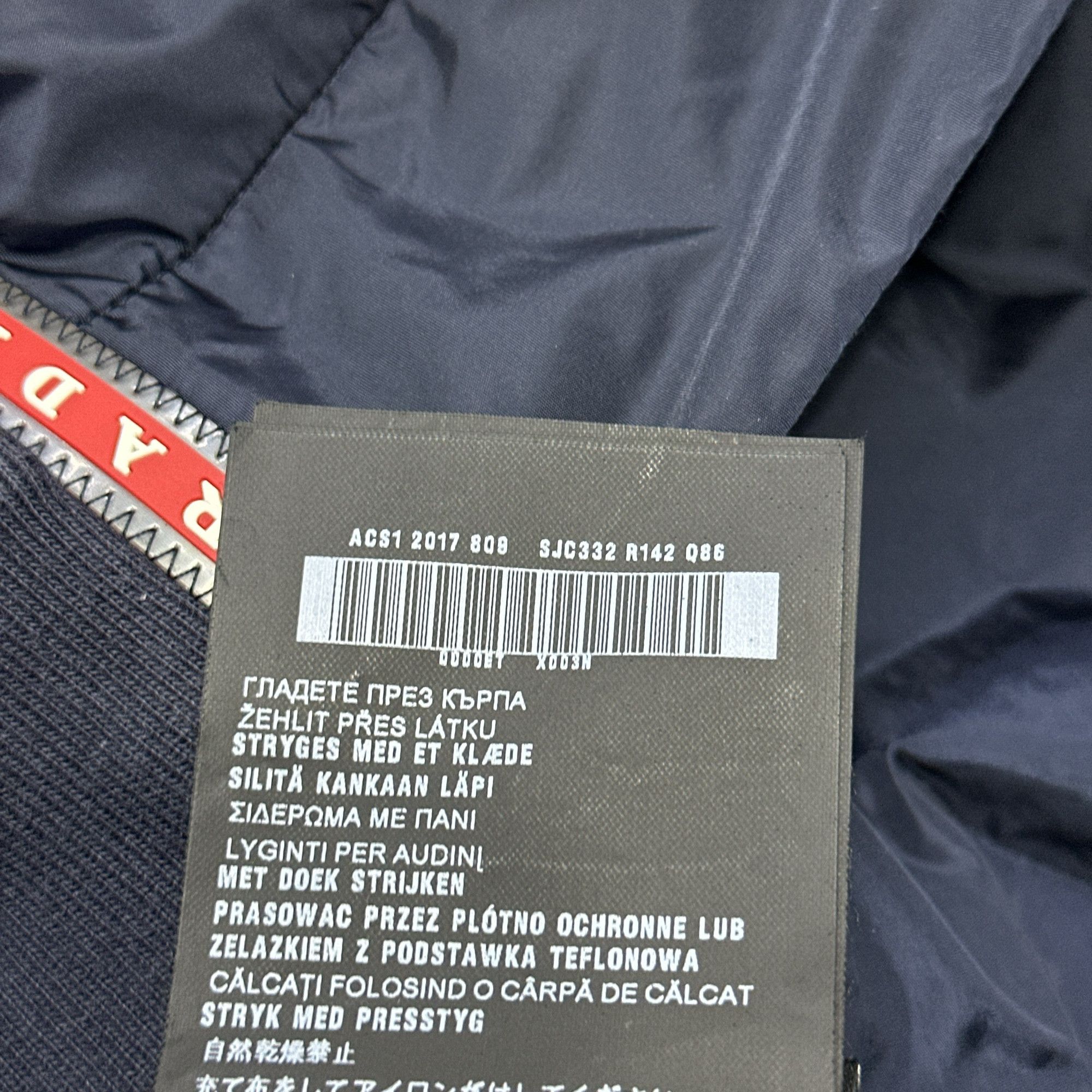 Prada Prada Quilted Hybrid Zip-Up Hoodie Size S Size US S / EU 44-46 / 1 - 4 Thumbnail