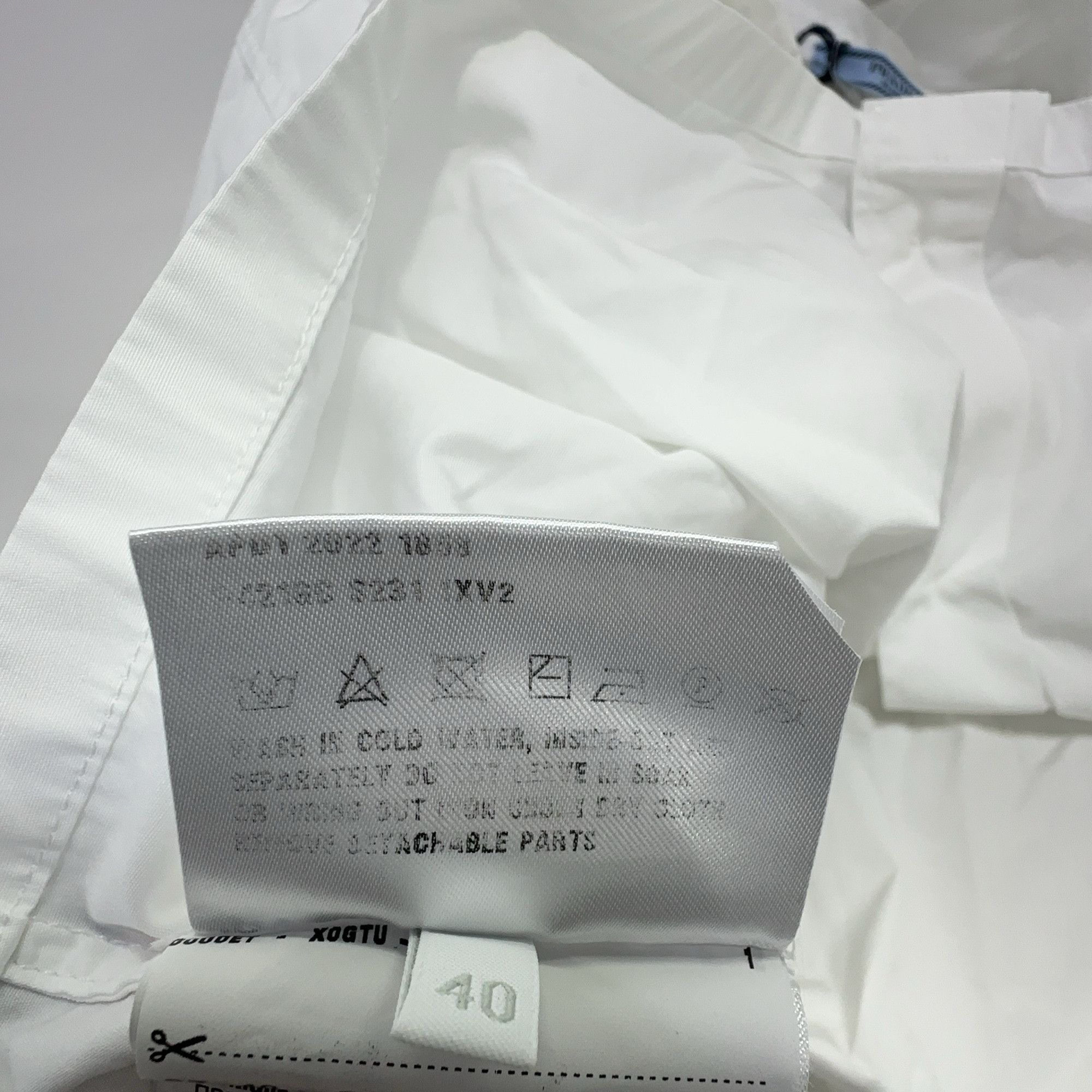 Prada Prada Poplin Button Up Shirt Size 40 Size S / US 4 / IT 40 - 6 Thumbnail