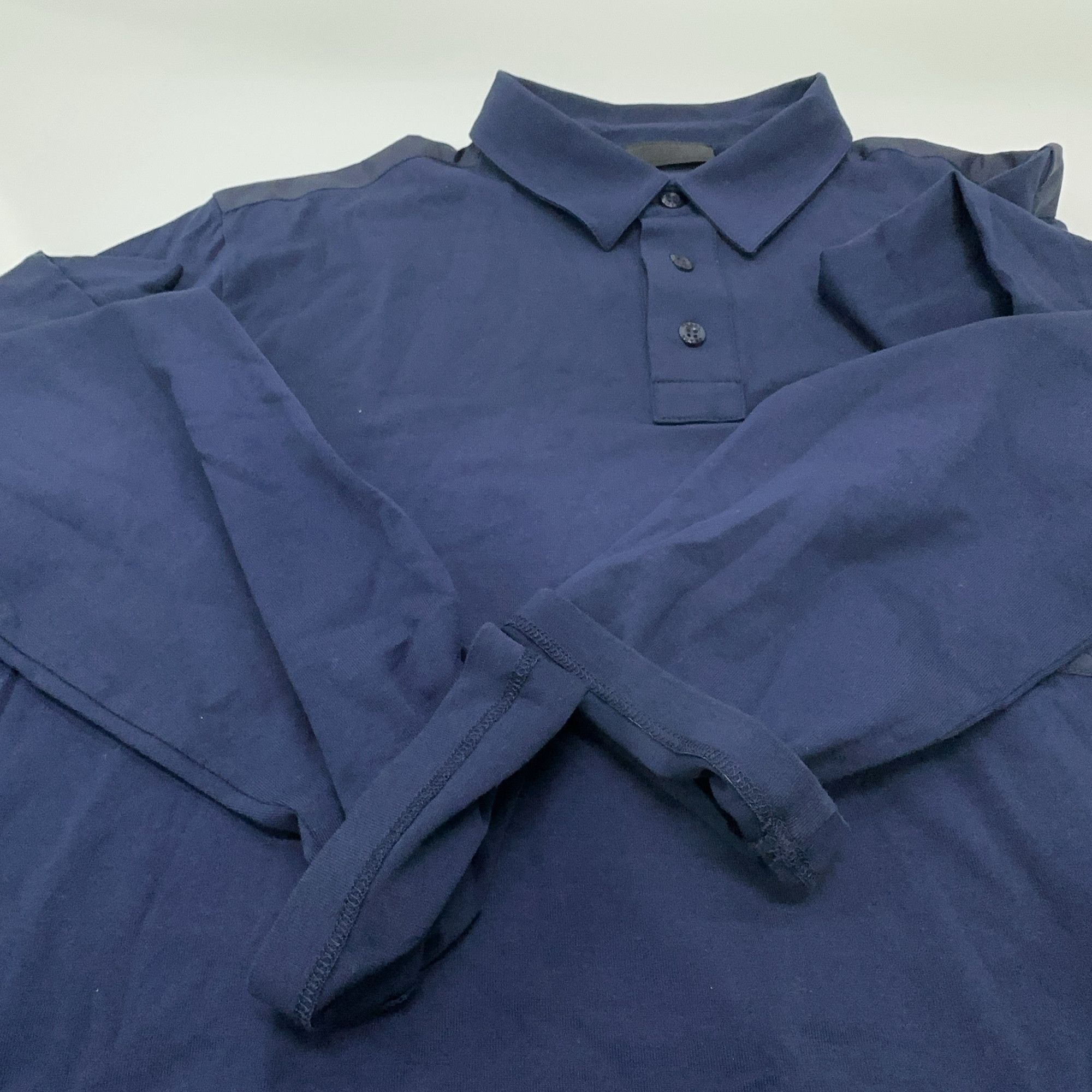 Prada Prada Nylon Pocket Long Sleeve Polo Size XXL Size US XXL / EU 58 / 5 - 8 Thumbnail