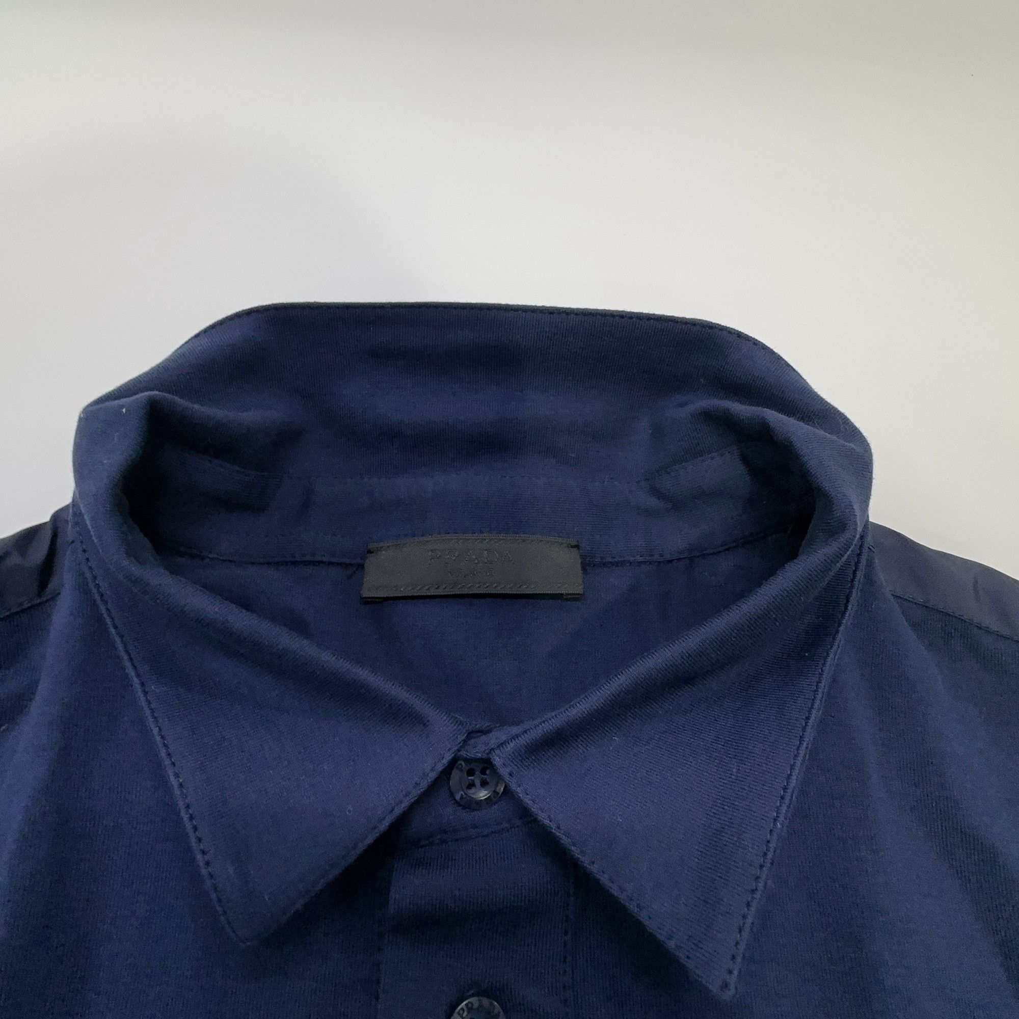 Prada Prada Nylon Pocket Long Sleeve Polo Size XXL Size US XXL / EU 58 / 5 - 7 Thumbnail