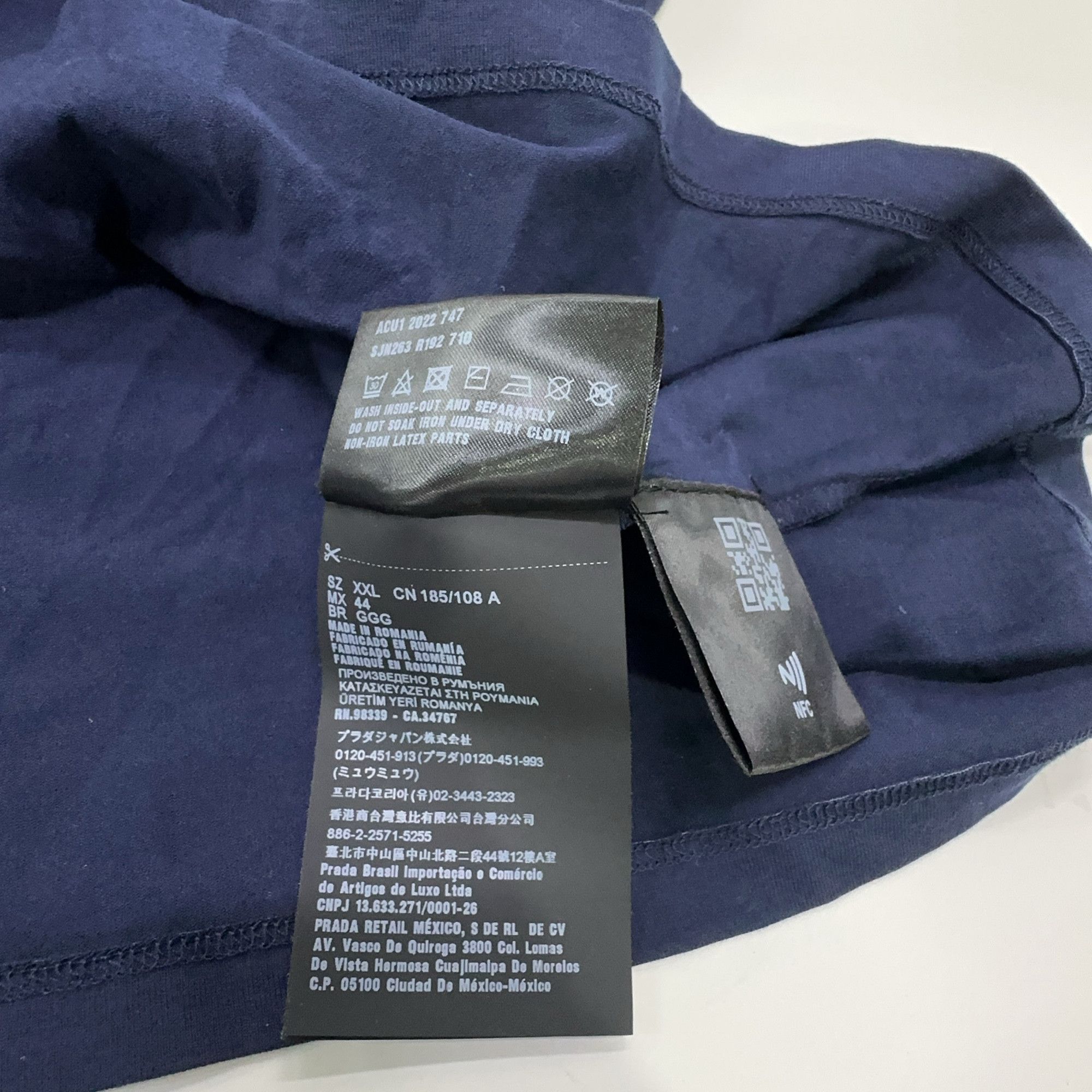 Prada Prada Nylon Pocket Long Sleeve Polo Size XXL Size US XXL / EU 58 / 5 - 5 Thumbnail
