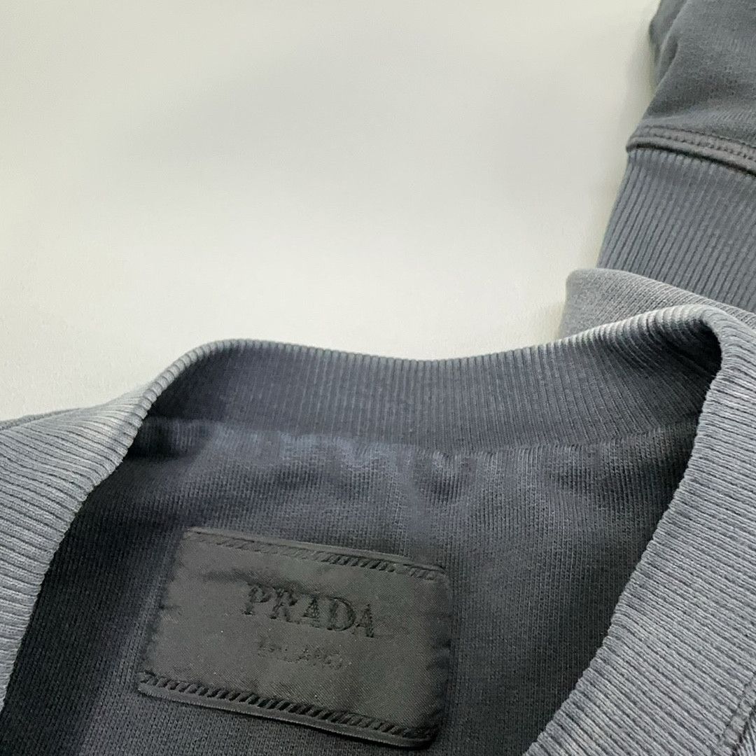 Prada Prada Ombre Logo Sweatshirt Size M Size US M / EU 48-50 / 2 - 5 Thumbnail