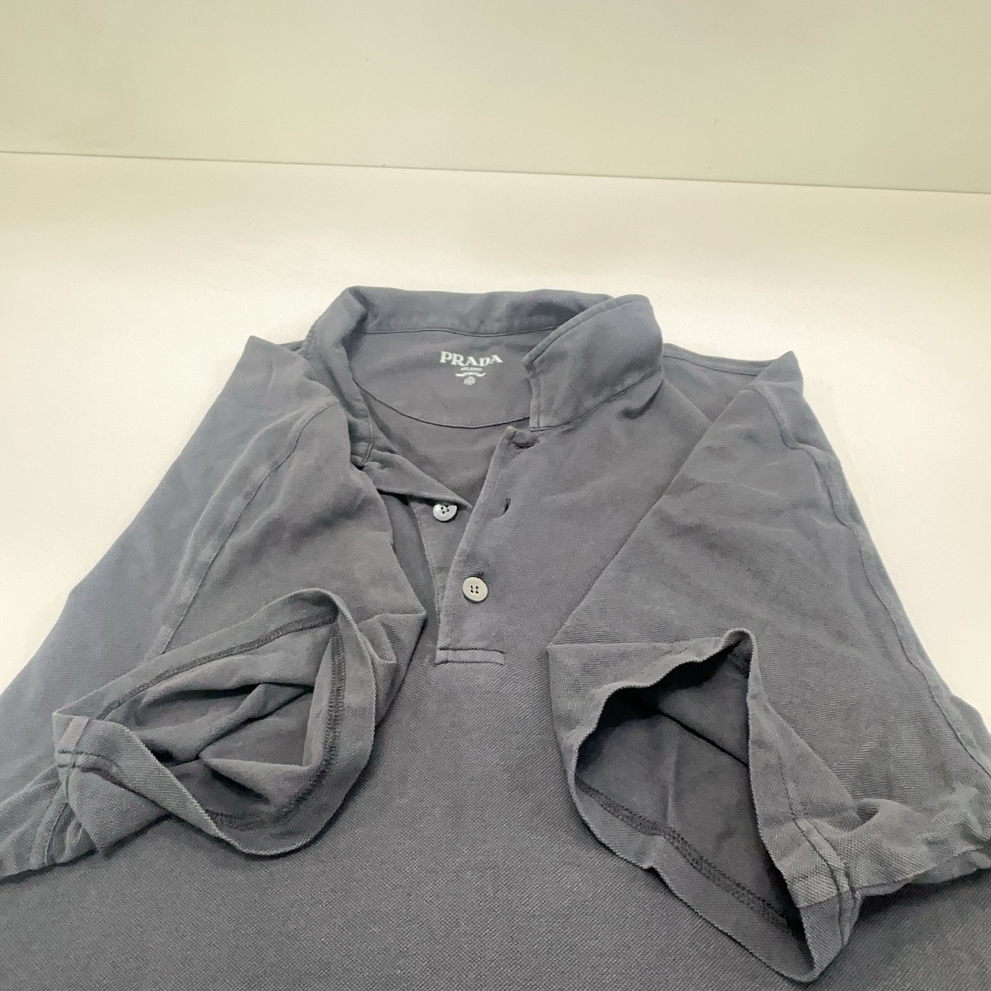 Prada Prada Pique Cotton Polo Shirt XL Size US XL / EU 56 / 4 - 8 Thumbnail