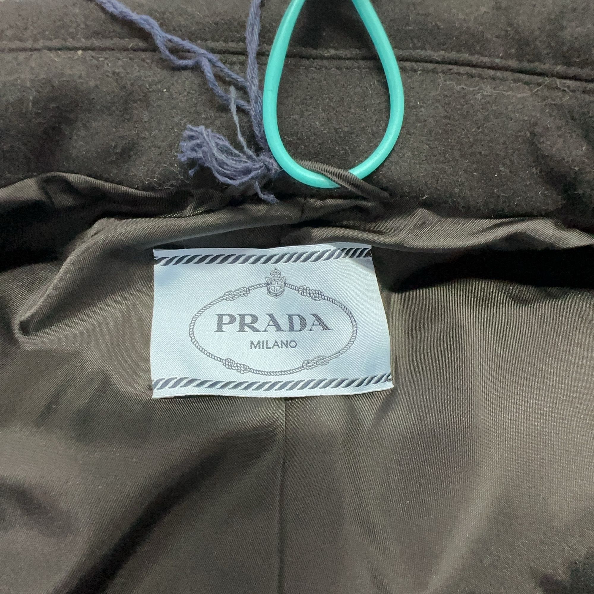 Prada Prada Hooded Belted Wool Blend Coat Size 38 Size XS / US 0-2 / IT 36-38 - 3 Thumbnail