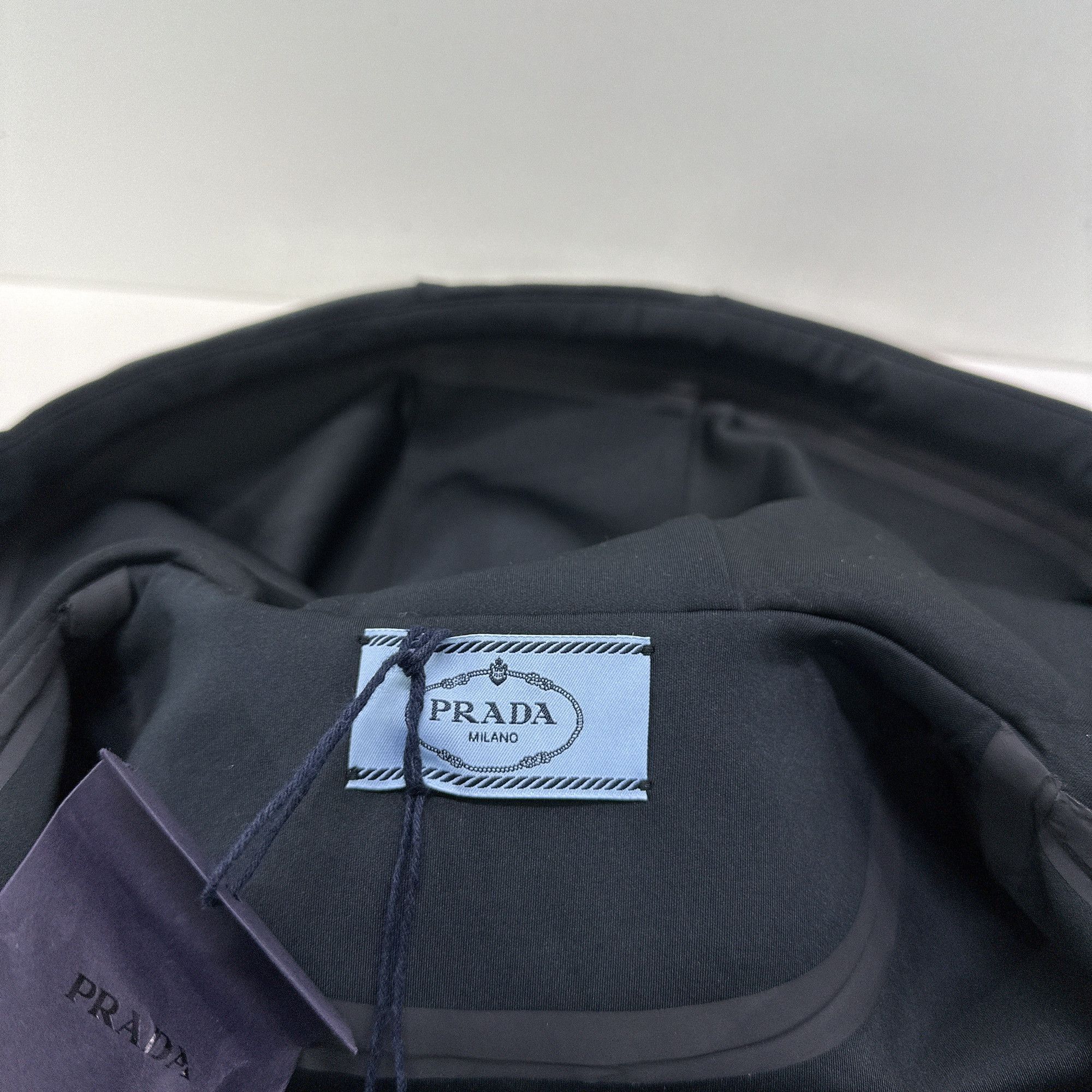 Prada Prada Logo Stripe Zip-Up Hoodie Black Size S Size S / US 4 / IT 40 - 3 Thumbnail