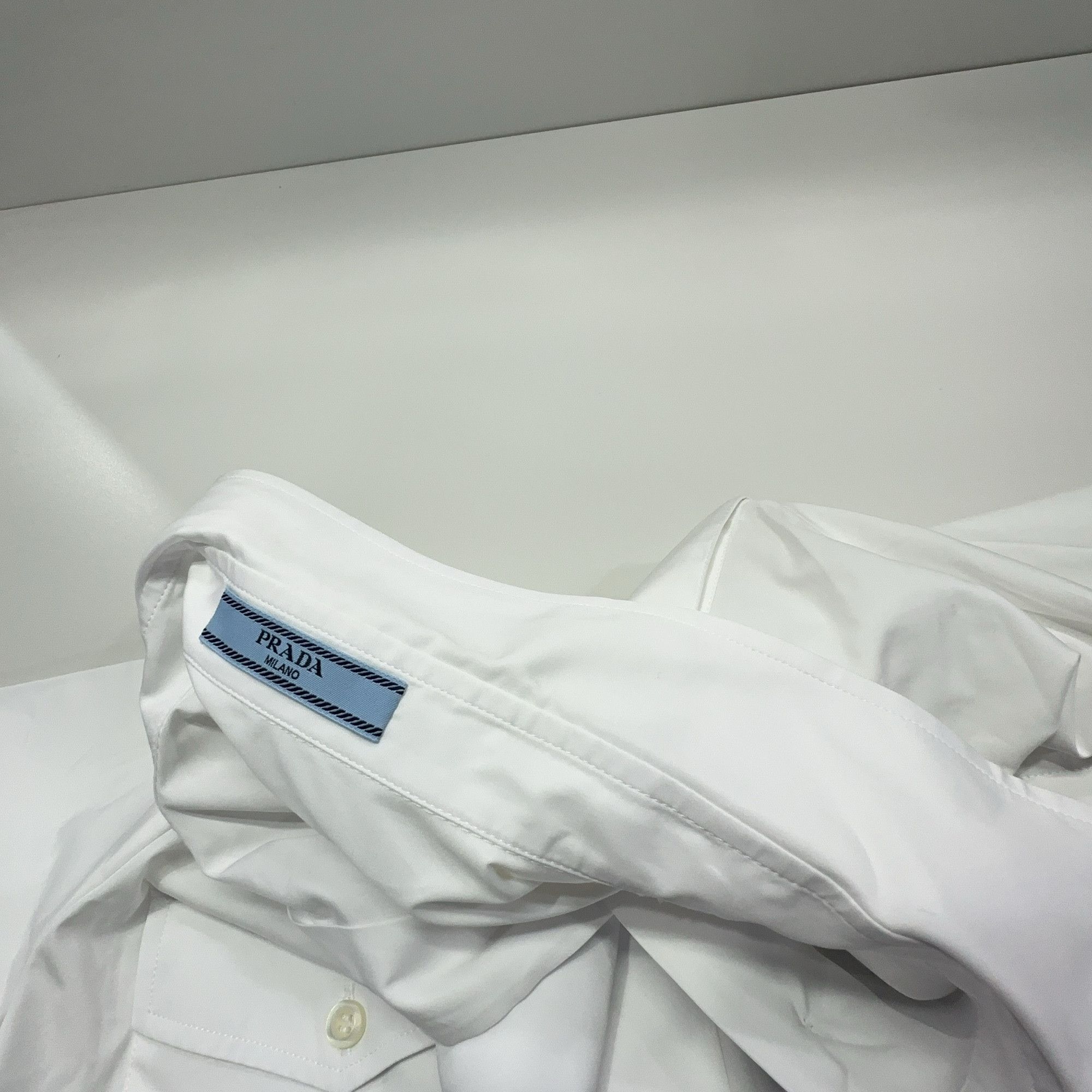 Prada PRADA Poplin Formal Shirt Size L Size US XS / EU 42 / 0 - 7 Thumbnail