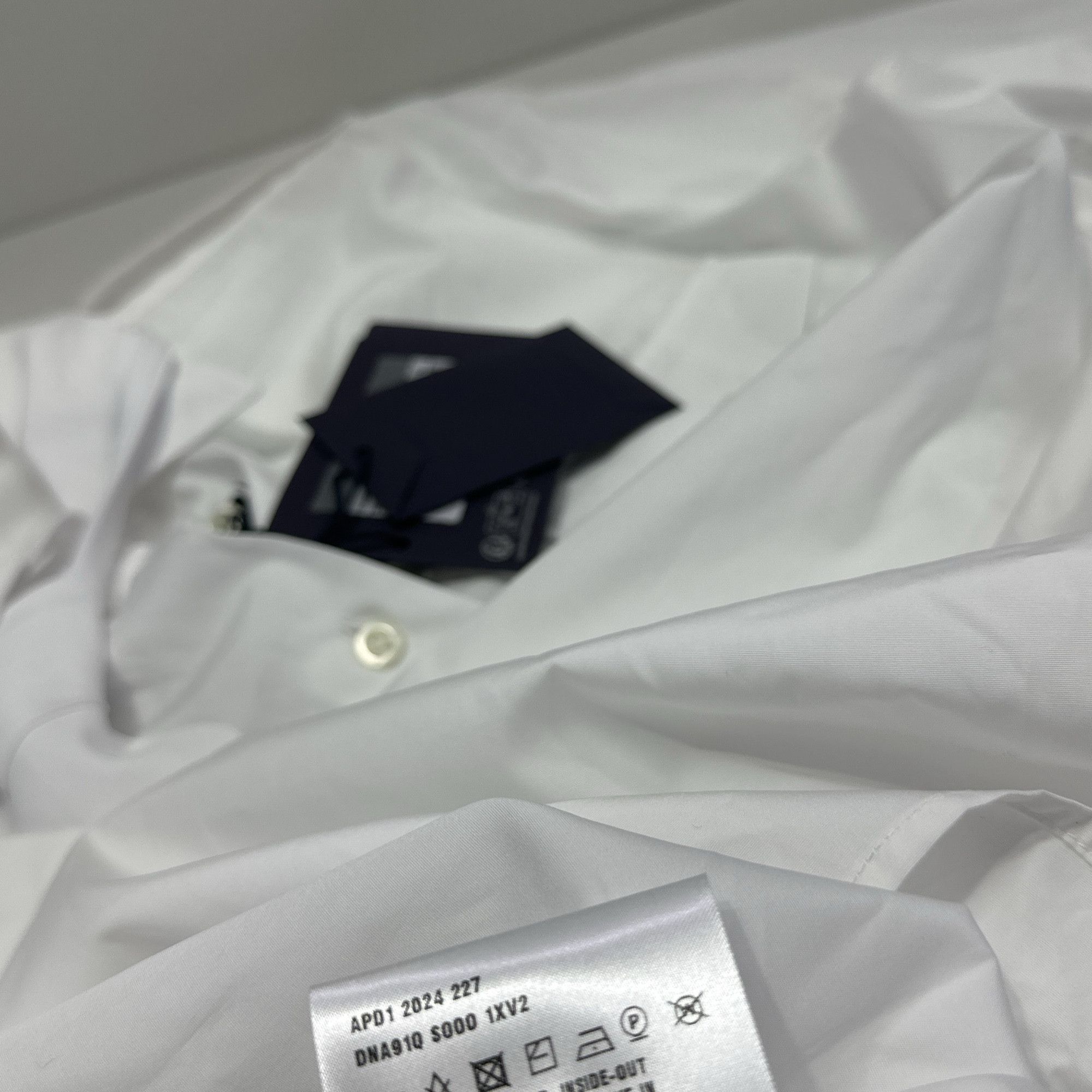 Prada PRADA Poplin Formal Shirt Size L Size US XS / EU 42 / 0 - 6 Thumbnail