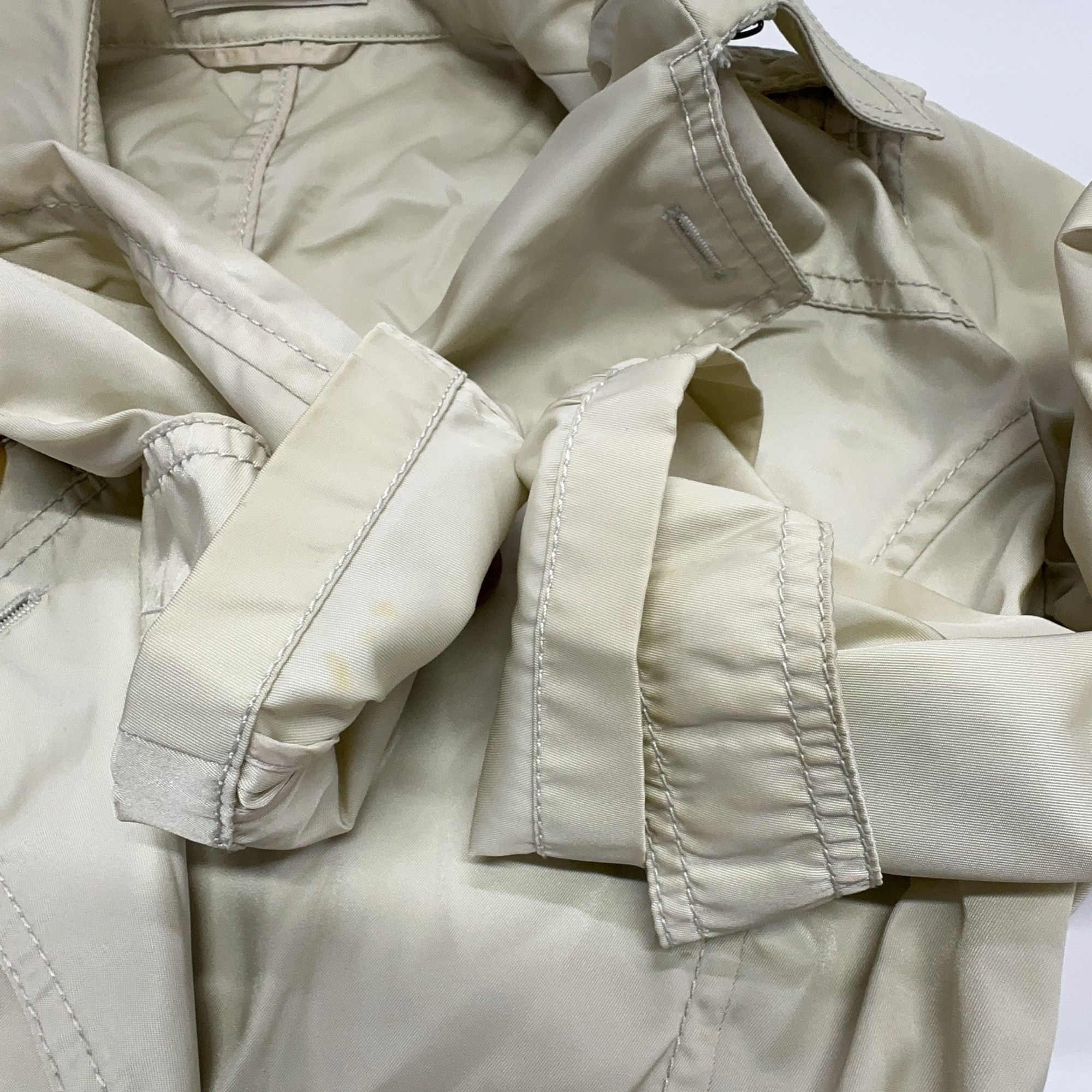 Prada Prada Nylon Trench Coat Beige Size 38 Size XS / US 0-2 / IT 36-38 - 19 Thumbnail
