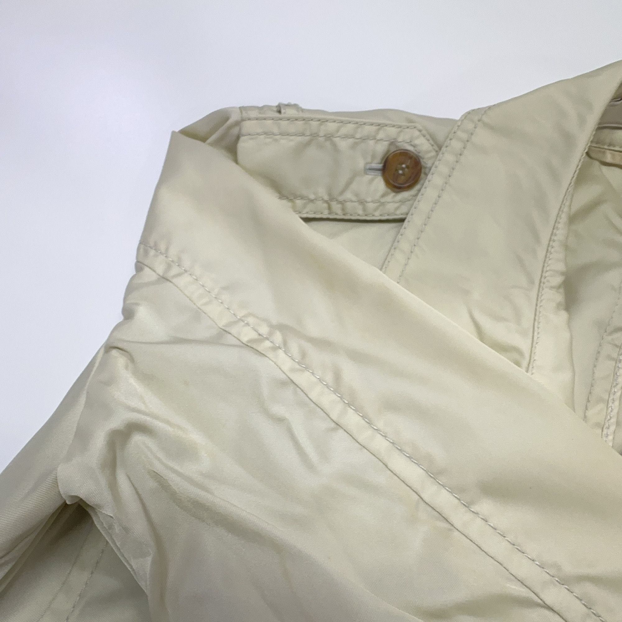 Prada Prada Nylon Trench Coat Beige Size 38 Size XS / US 0-2 / IT 36-38 - 16 Thumbnail