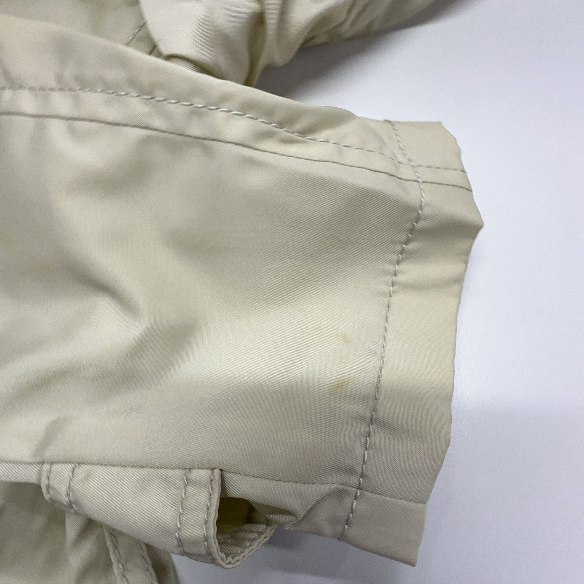 Prada Prada Nylon Trench Coat Beige Size 38 Size XS / US 0-2 / IT 36-38 - 18 Thumbnail