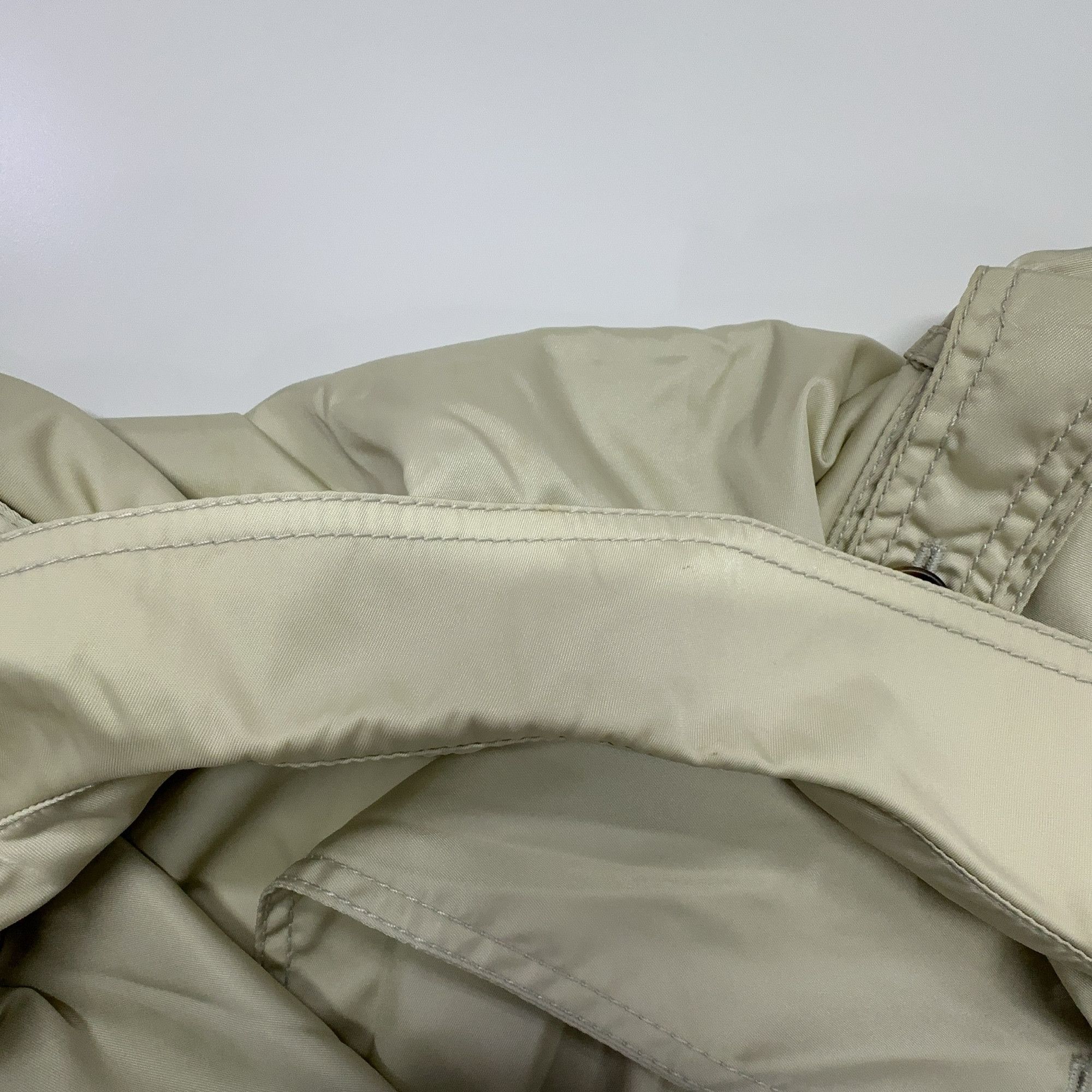 Prada Prada Nylon Trench Coat Beige Size 38 Size XS / US 0-2 / IT 36-38 - 6 Thumbnail
