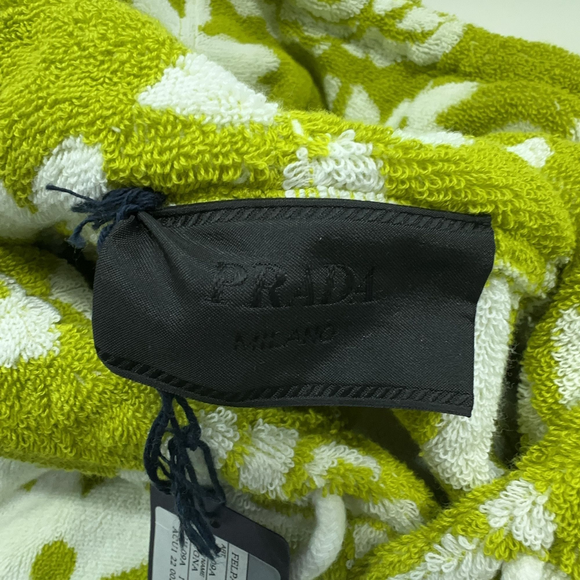 Prada Prada Floral Terry Hoodie Size L Size US L / EU 52-54 / 3 - 4 Thumbnail