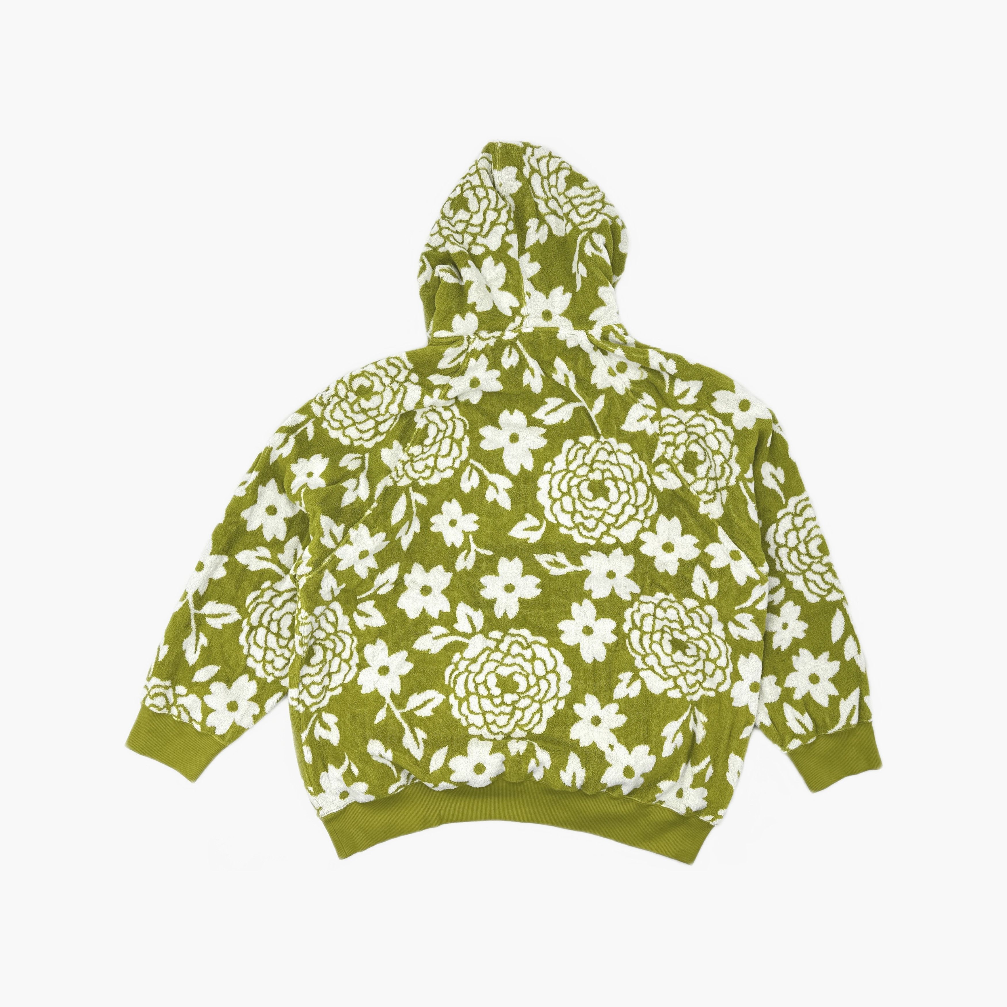 Prada Prada Floral Terry Hoodie Size L Size US L / EU 52-54 / 3 - 2 Thumbnail