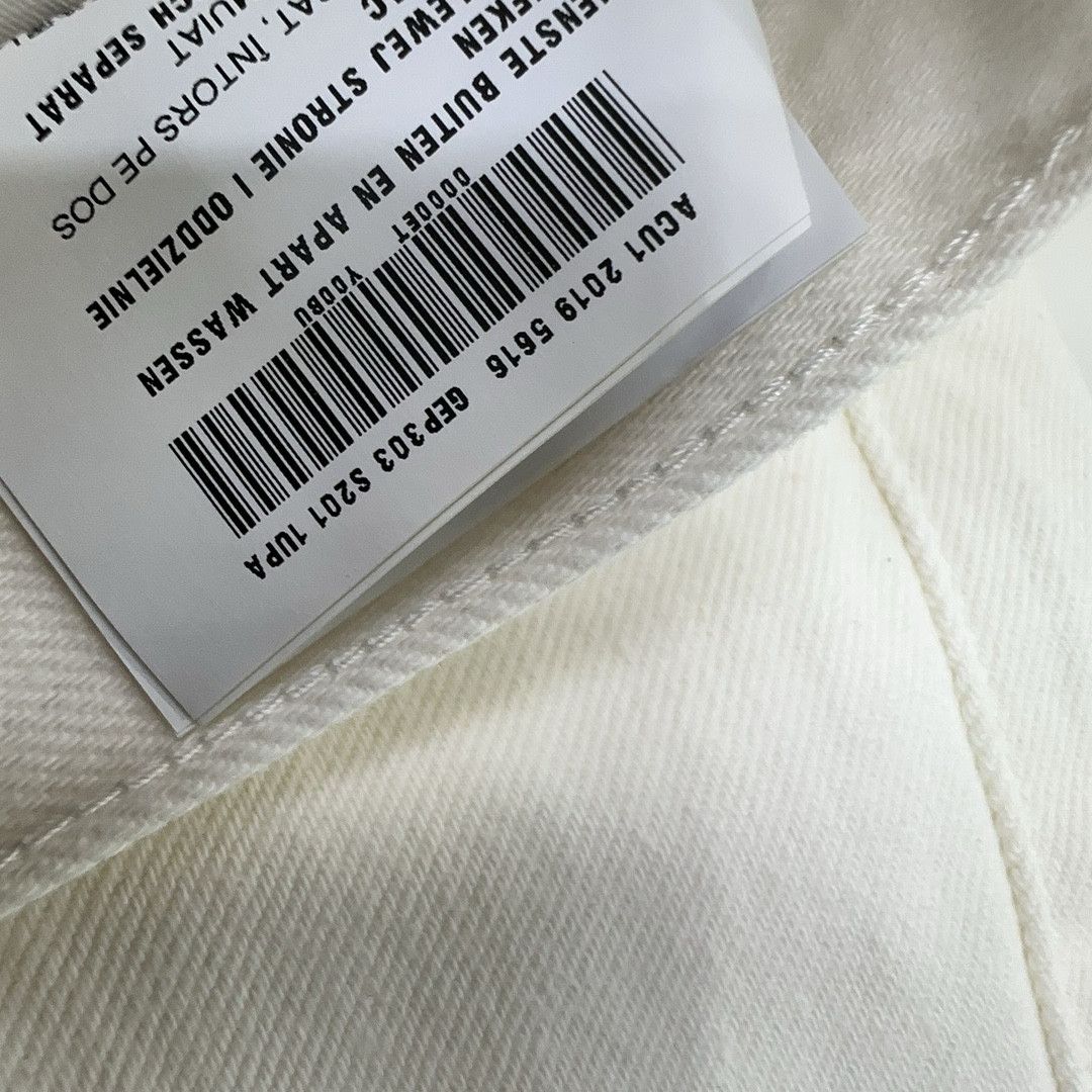 Prada Prada White Denim Jeans Size 31 Size US 31 - 4 Thumbnail