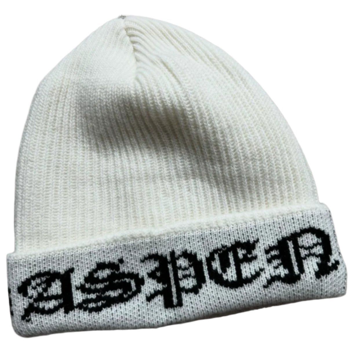 Chrome Hearts Aspen Exclusive Big Daddy Cashmere Beanie White Size ONE SIZE - 2 Thumbnail