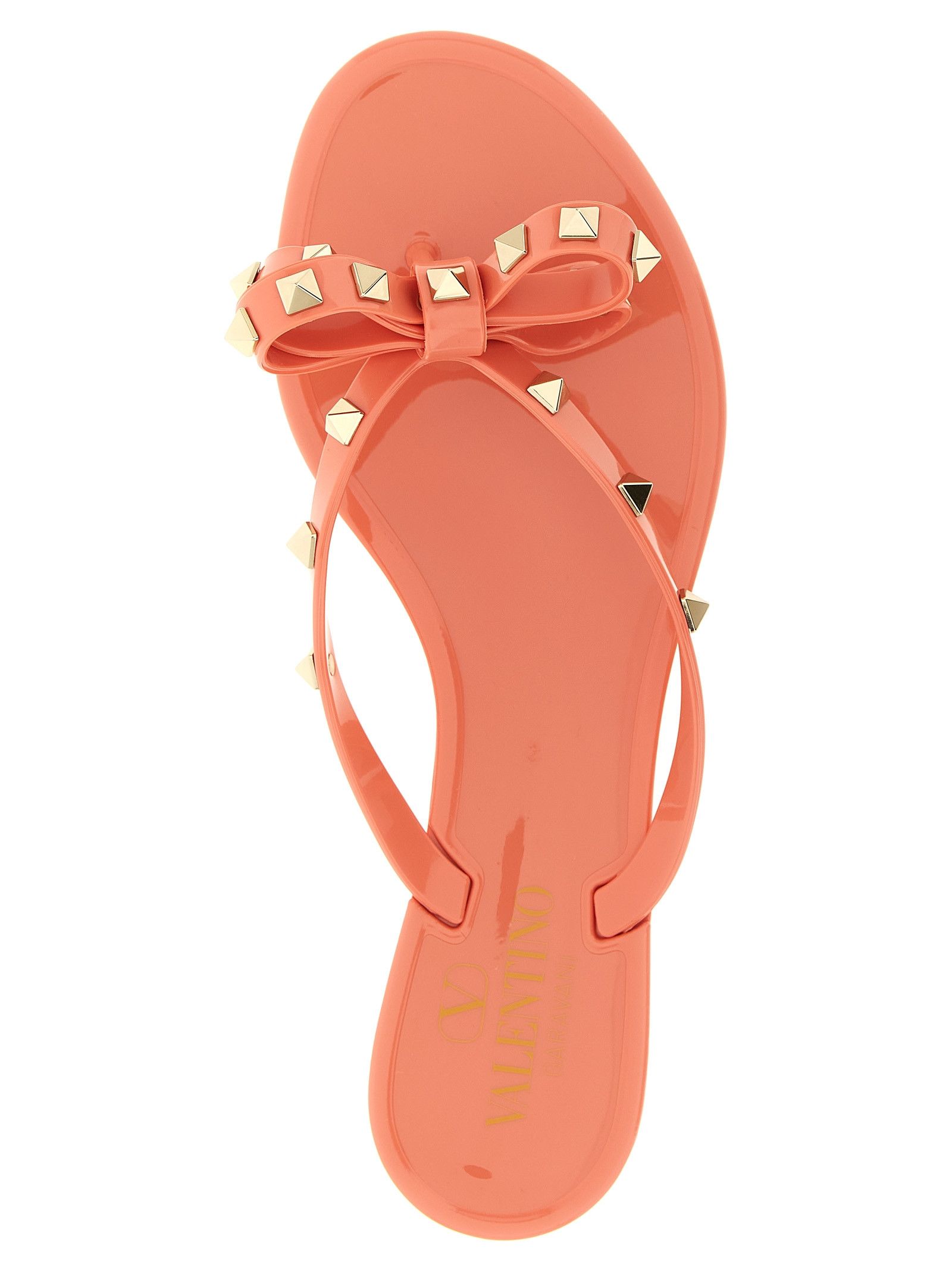Valentino Valentino Garavani 'Rockstud' Thong Sandals Size US 9 / IT 39 - 4 Thumbnail