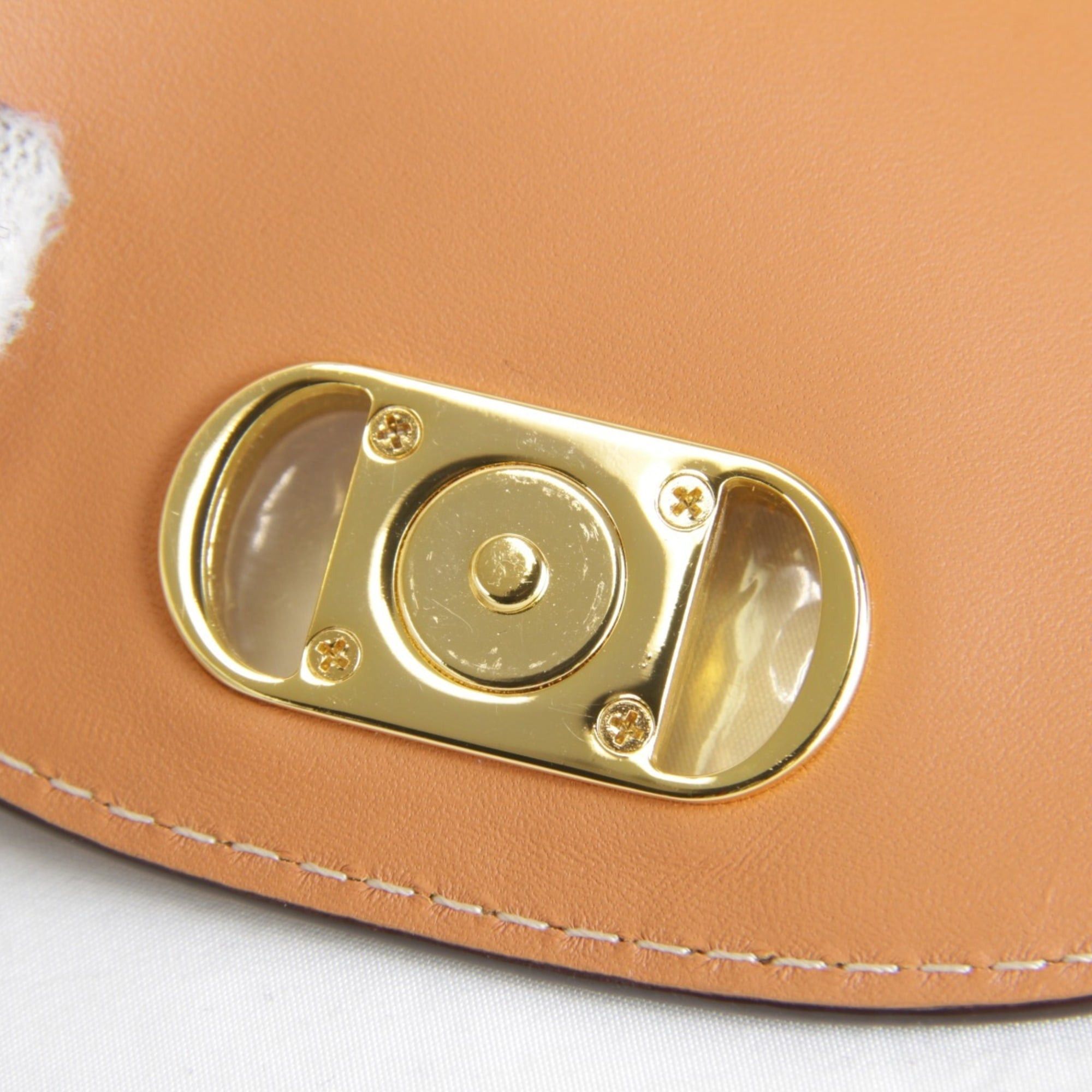 MCM MCM (MCM) Shoulder Bag, Leather, Orange, Women's Size ONE SIZE - 11 Thumbnail