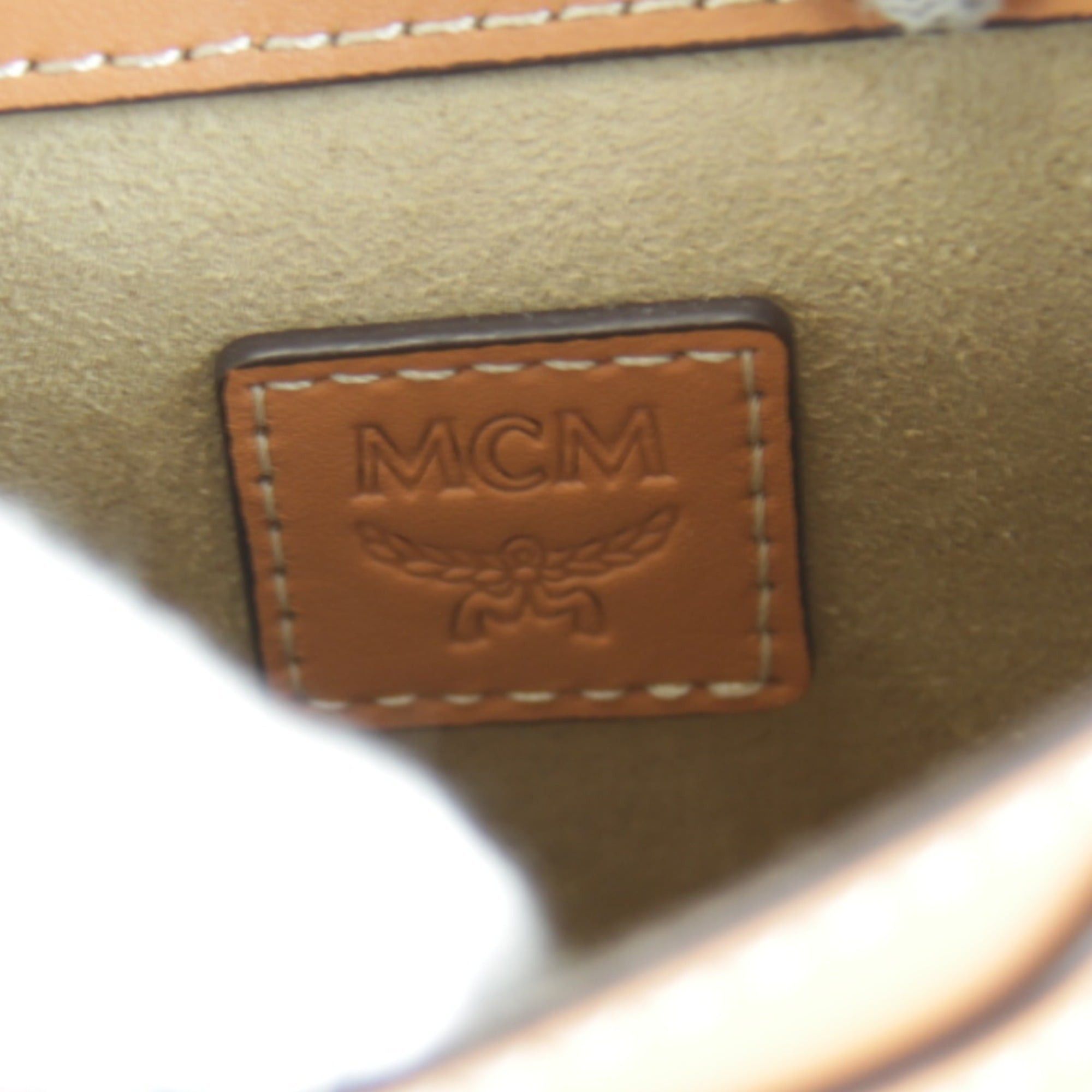 MCM MCM (MCM) Shoulder Bag, Leather, Orange, Women's Size ONE SIZE - 14 Thumbnail