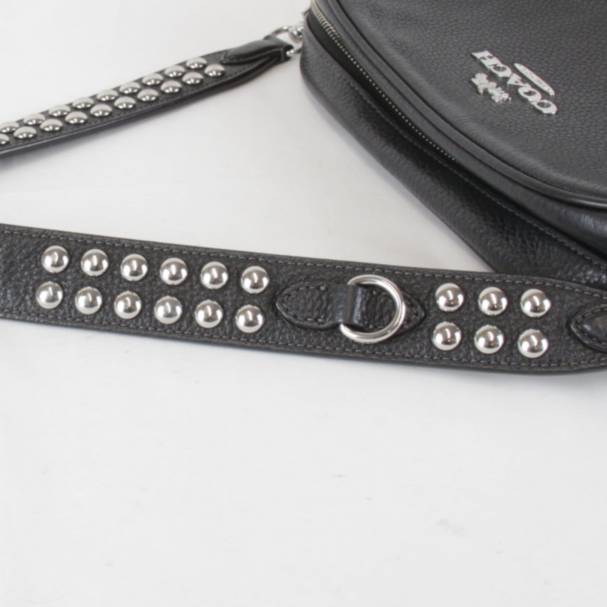 Coach COACH Jamie Camera Bag Rivet G2361-CM176 Shoulder Leather Metal Black Women's Size ONE SIZE - 9 Thumbnail