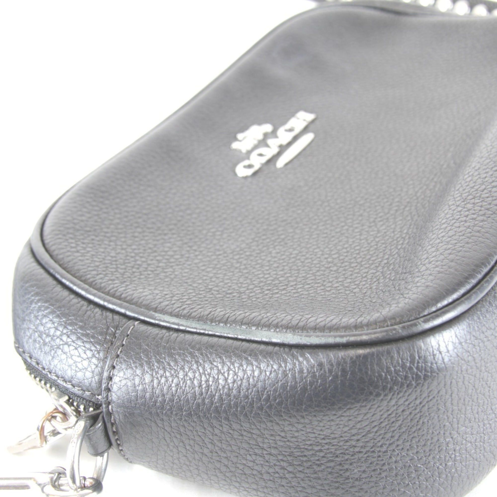 Coach COACH Jamie Camera Bag Rivet G2361-CM176 Shoulder Leather Metal Black Women's Size ONE SIZE - 4 Thumbnail
