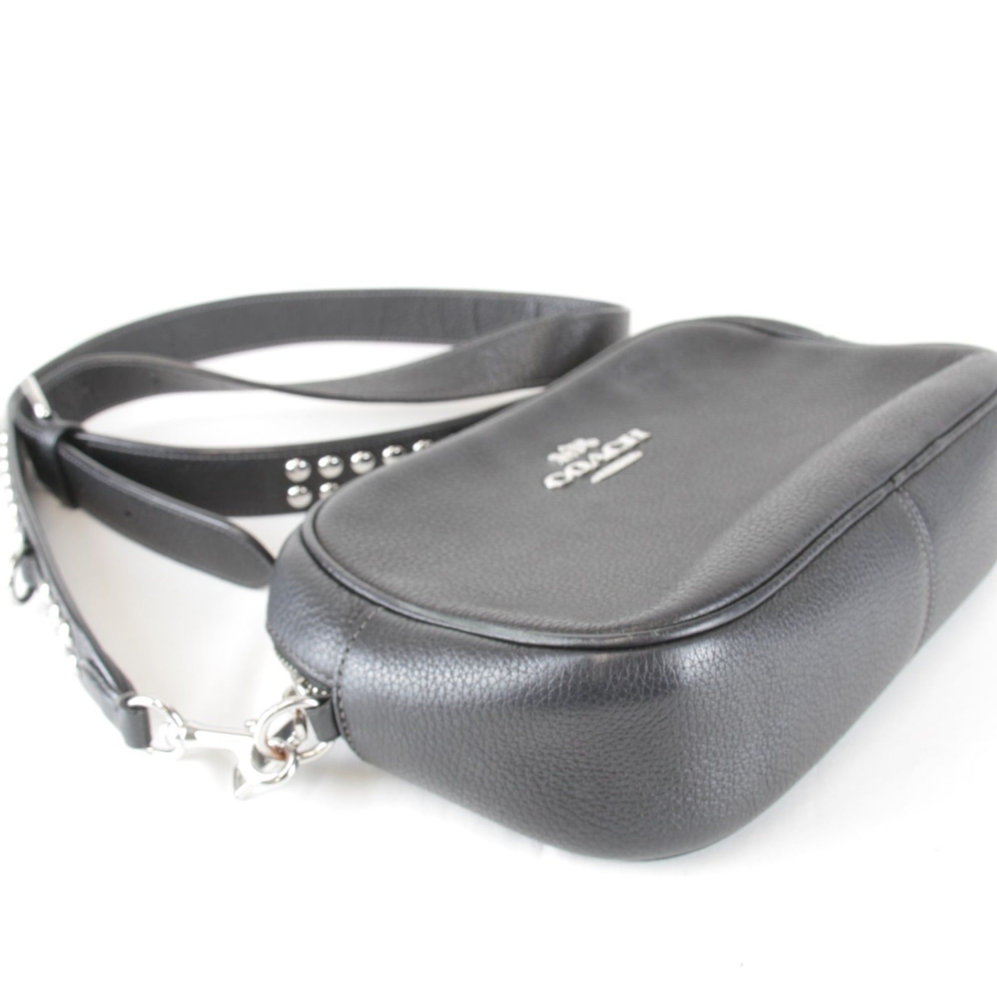 Coach COACH Jamie Camera Bag Rivet G2361-CM176 Shoulder Leather Metal Black Women's Size ONE SIZE - 6 Thumbnail