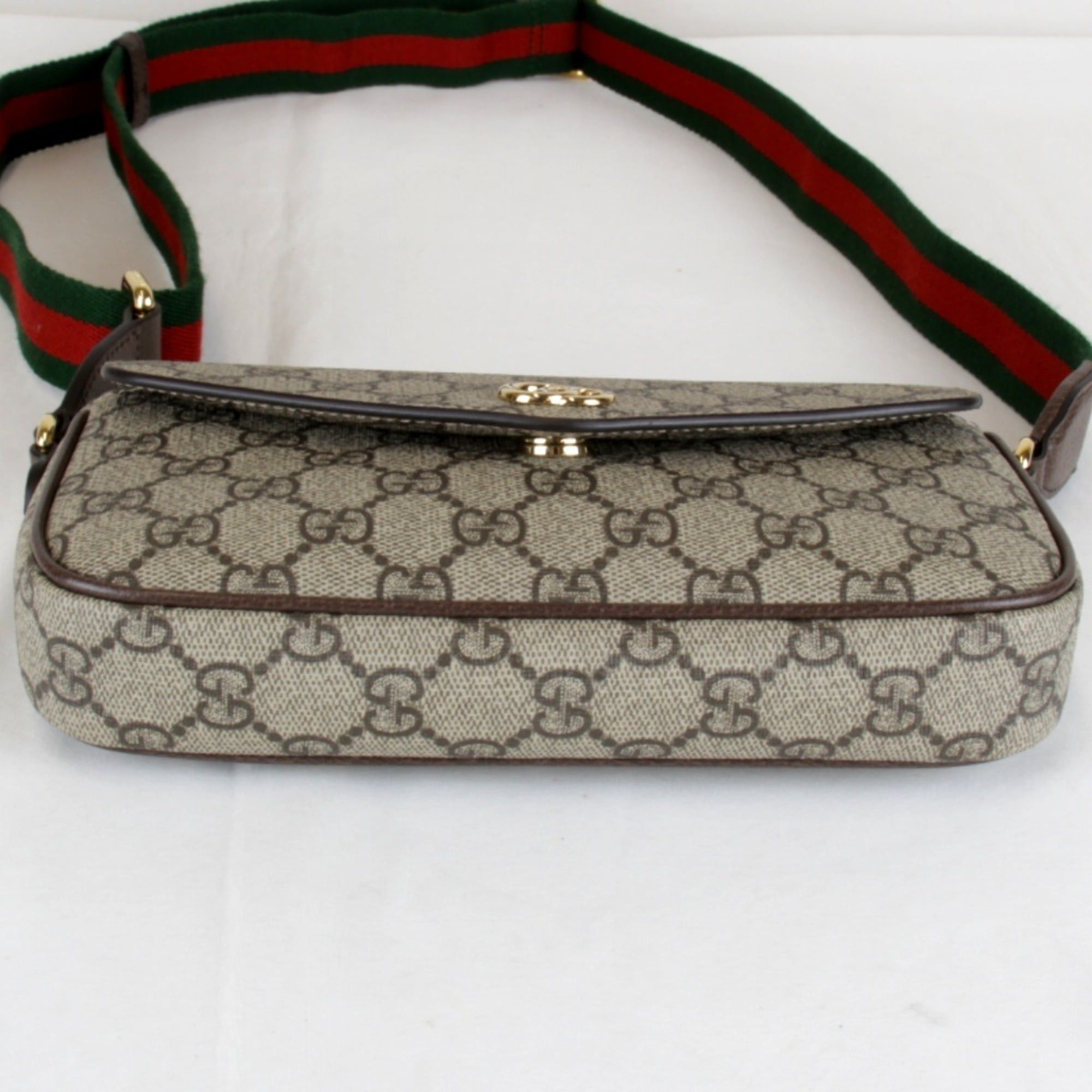Gucci GUCCI Mini 764961・486628 Shoulder Bag GG Supreme Canvas Brown Women's Size ONE SIZE - 5 Thumbnail