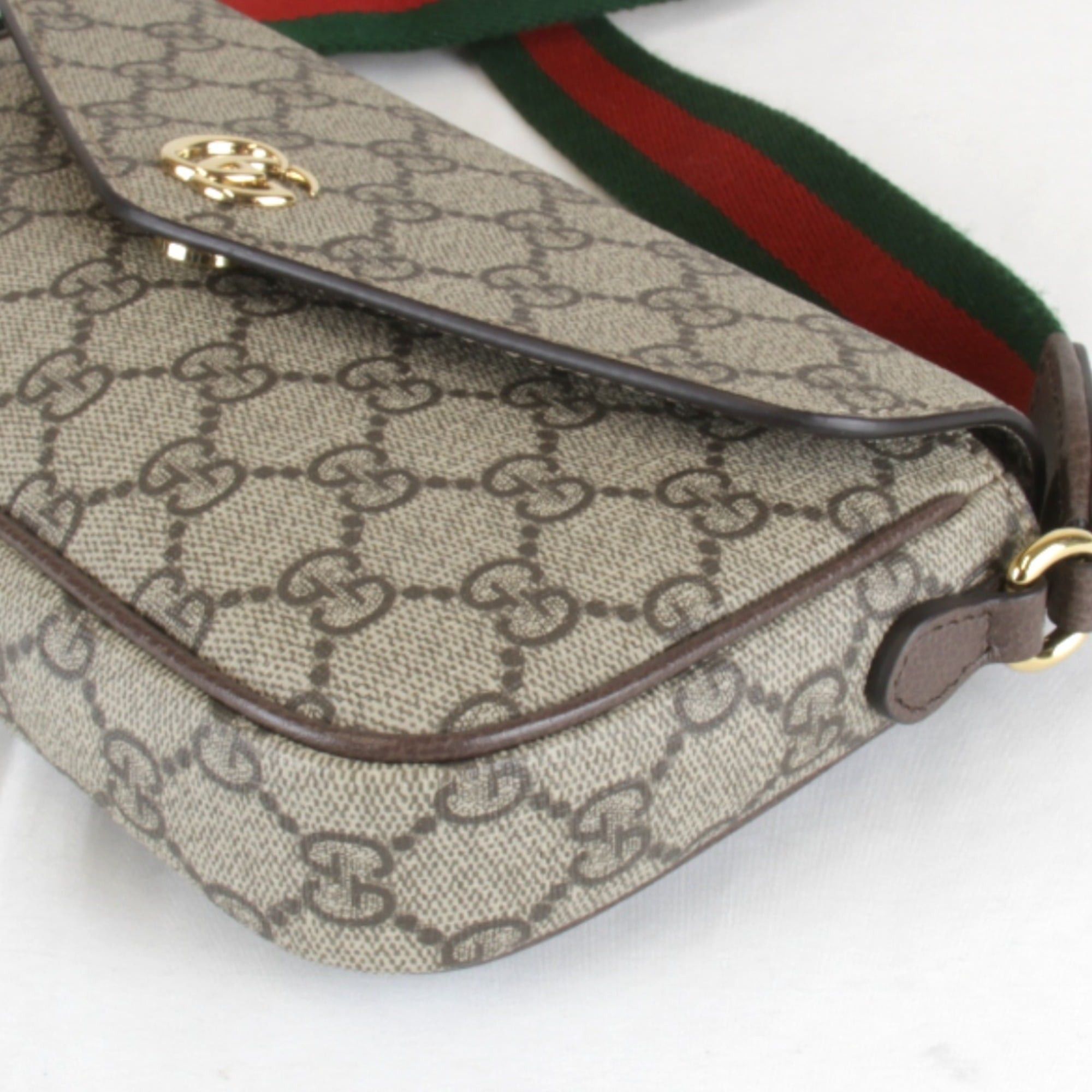 Gucci GUCCI Mini 764961・486628 Shoulder Bag GG Supreme Canvas Brown Women's Size ONE SIZE - 3 Thumbnail