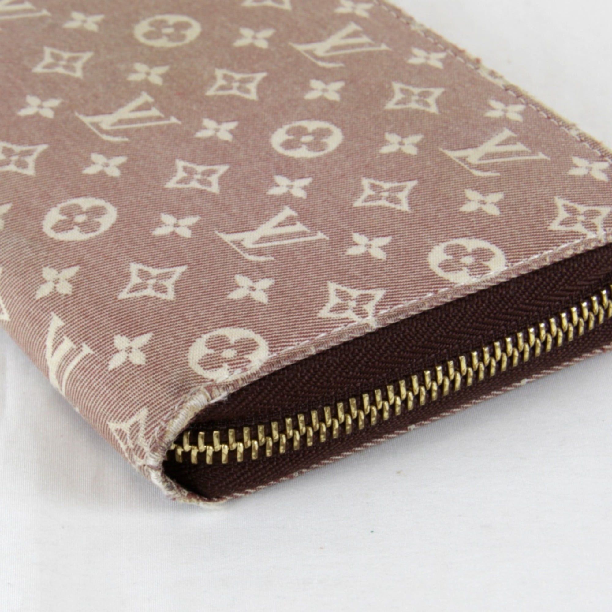 Louis Vuitton LOUIS VUITTON Zippy Wallet M63010 Long Monogram Mini Canvas Pink Women's Size ONE SIZE - 3 Thumbnail