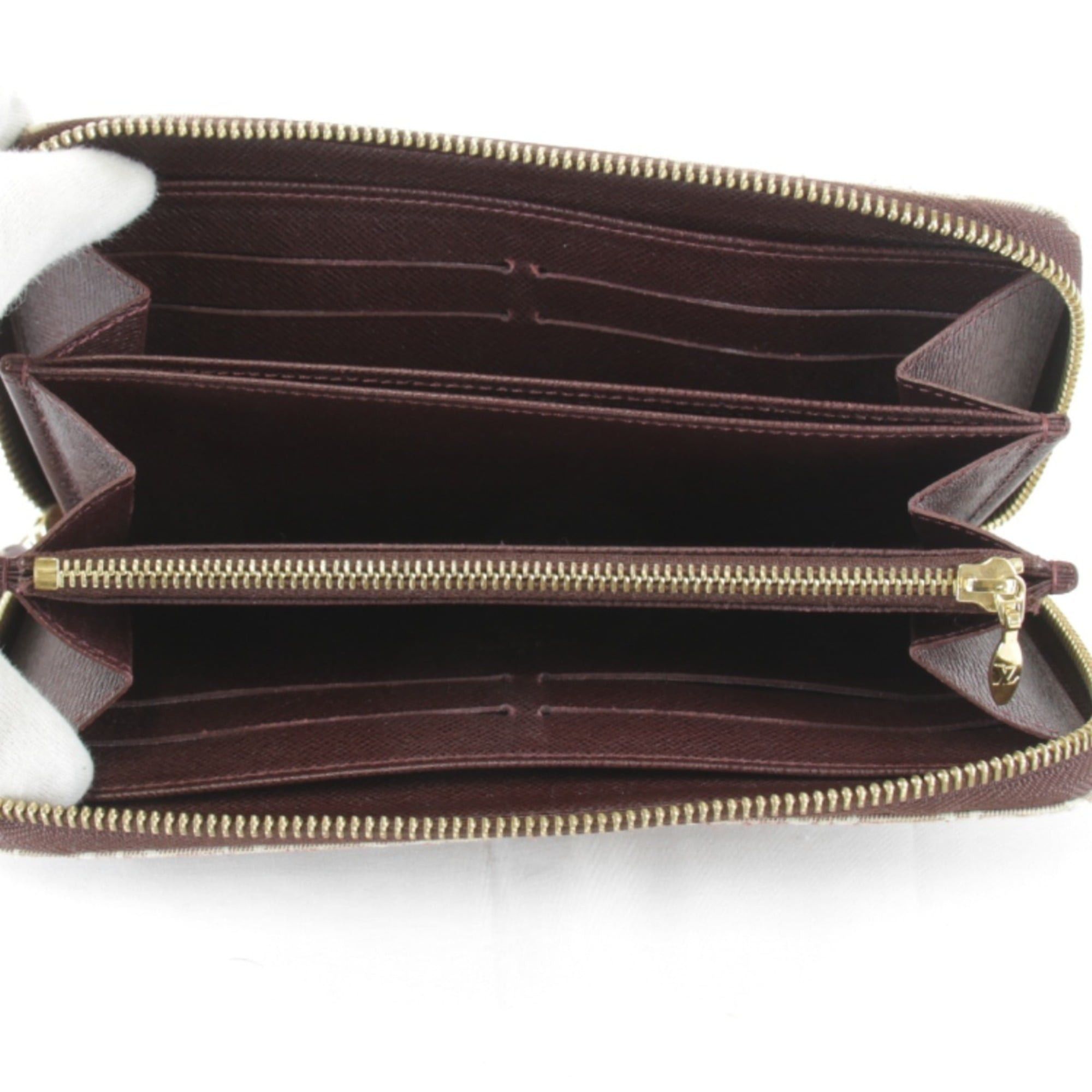 Louis Vuitton LOUIS VUITTON Zippy Wallet M63010 Long Monogram Mini Canvas Pink Women's Size ONE SIZE - 7 Thumbnail