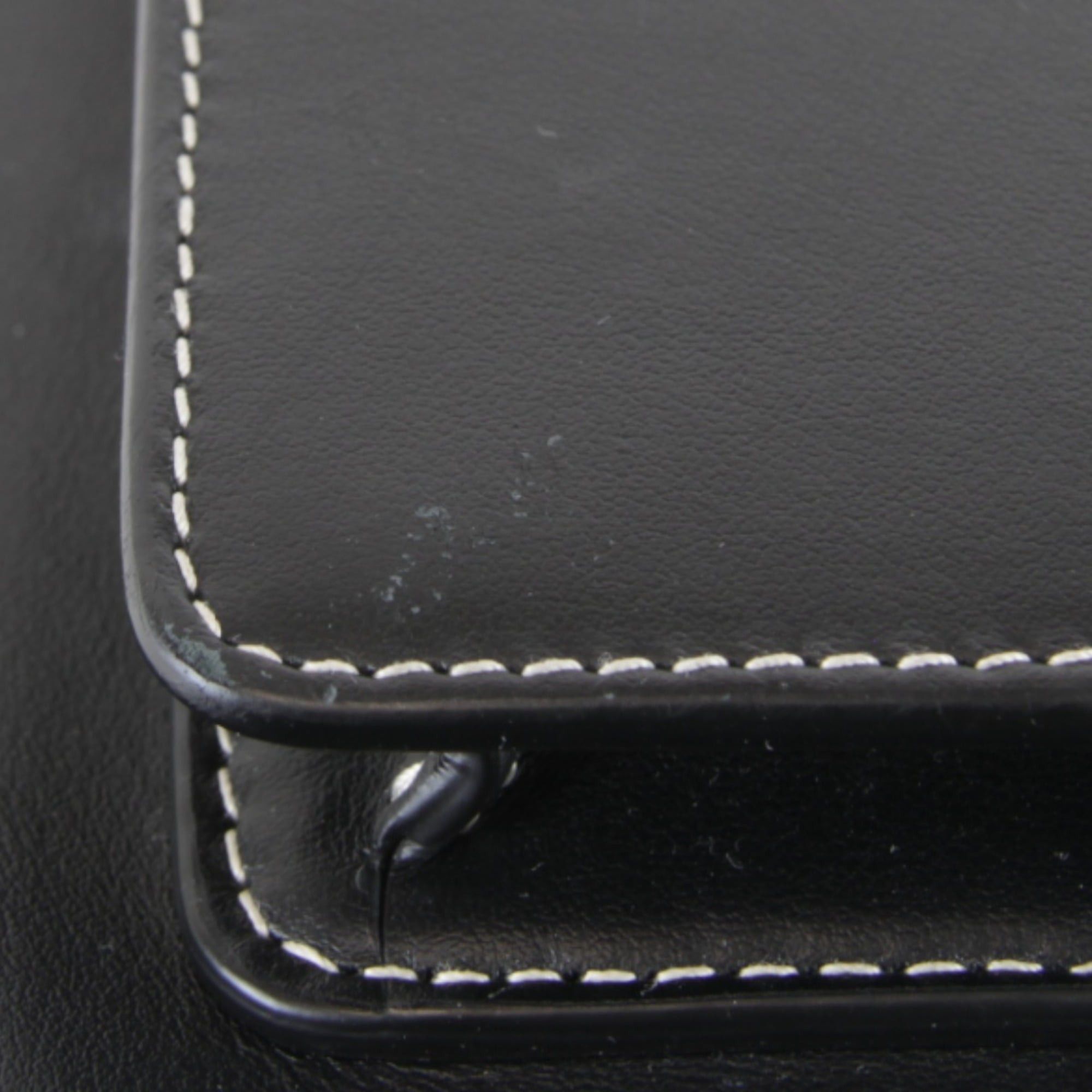 Burberry BURBERRY Mini Pocket Bag Handbag Leather Black Women's Size ONE SIZE - 11 Thumbnail