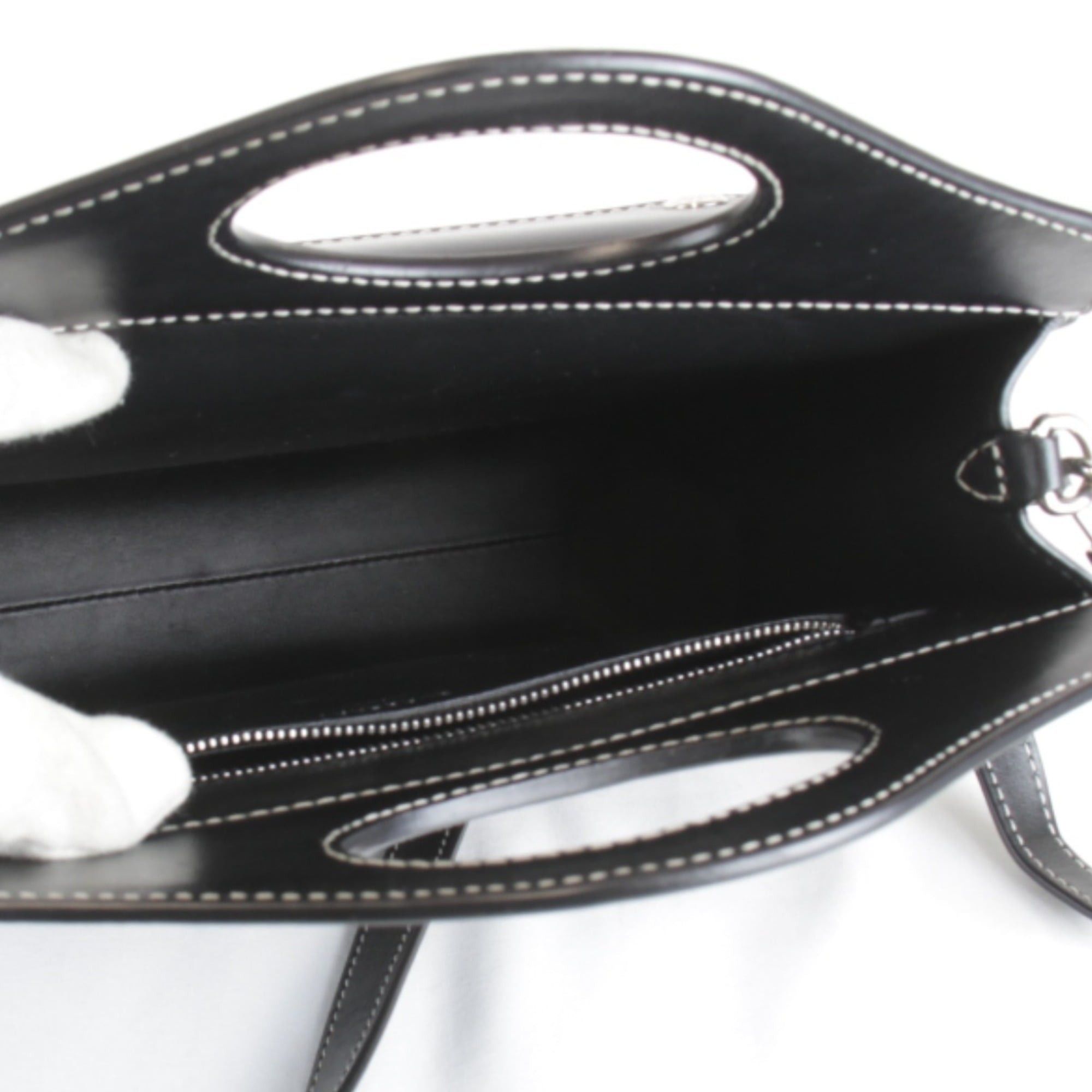 Burberry BURBERRY Mini Pocket Bag Handbag Leather Black Women's Size ONE SIZE - 6 Thumbnail
