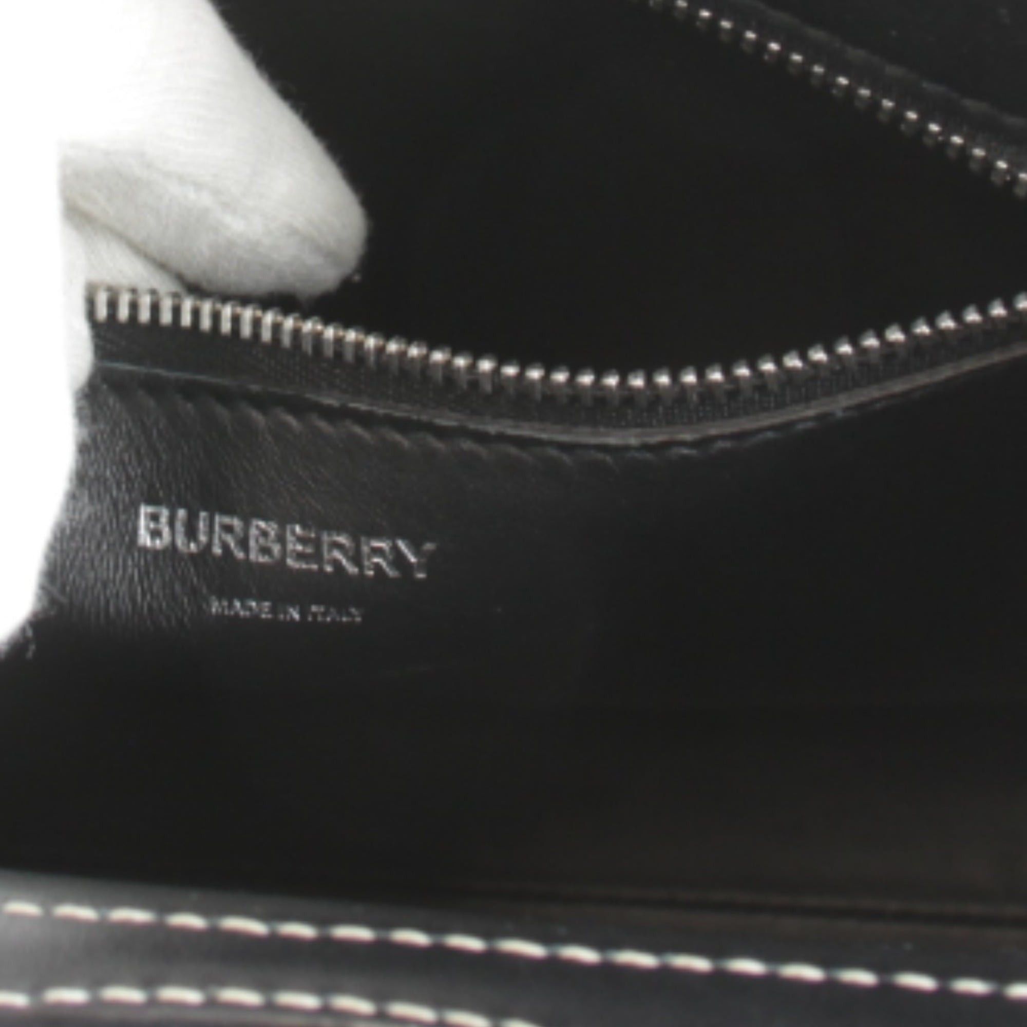 Burberry BURBERRY Mini Pocket Bag Handbag Leather Black Women's Size ONE SIZE - 8 Thumbnail