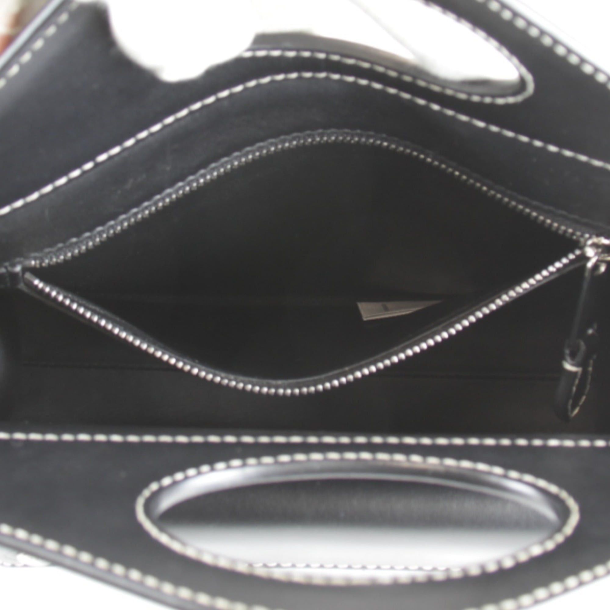 Burberry BURBERRY Mini Pocket Bag Handbag Leather Black Women's Size ONE SIZE - 7 Thumbnail