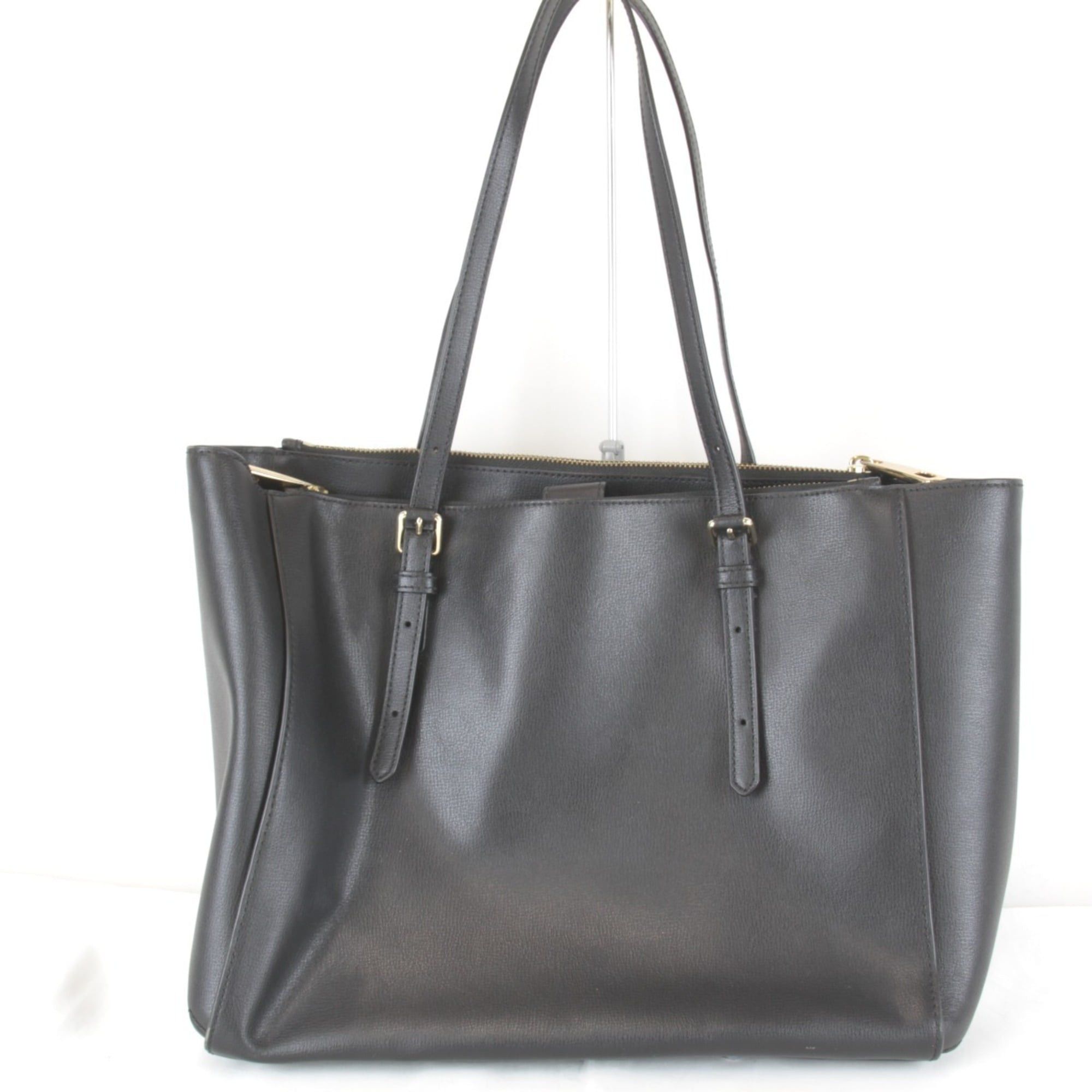 Marc Jacobs MARC JACOBS ASE4220 Leather Tote Bag, Black, Women's Size ONE SIZE - 2 Thumbnail
