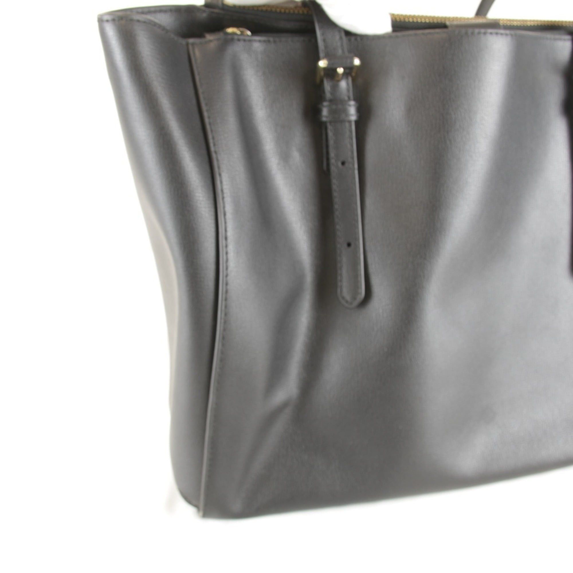 Marc Jacobs MARC JACOBS ASE4220 Leather Tote Bag, Black, Women's Size ONE SIZE - 12 Thumbnail