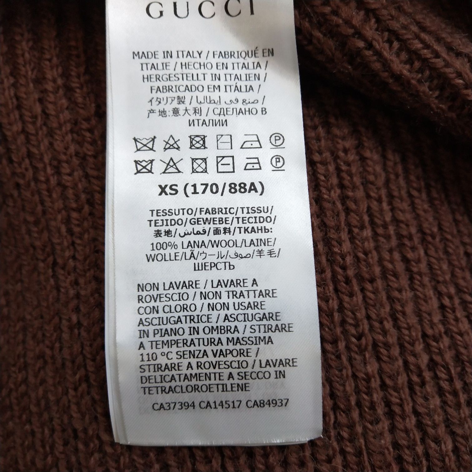 Gucci Gucci Men xs Sweaters Knitwear Size US XS / EU 42 / 0 - 7 Thumbnail