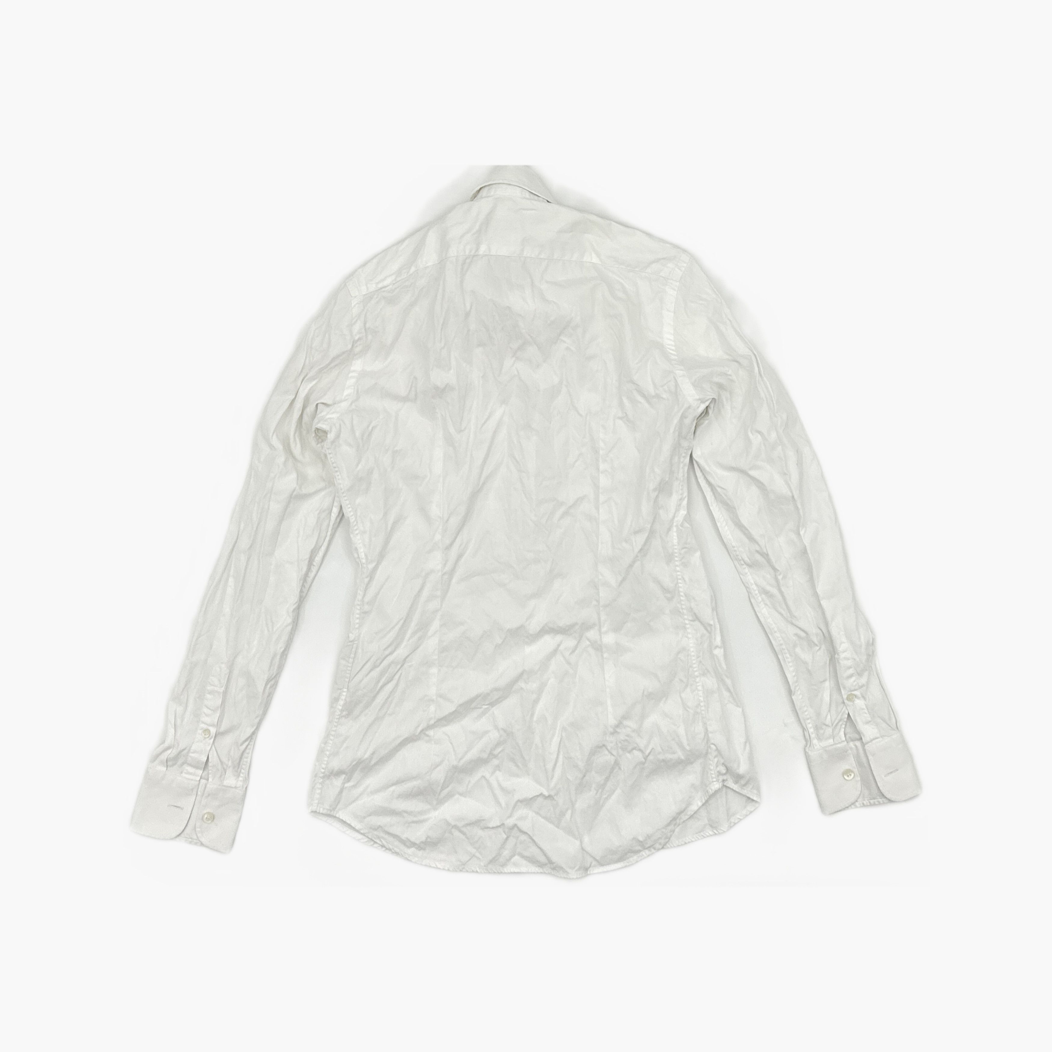 Prada Prada White Cotton Button Up Shirt Size 38 Size US S / EU 44-46 / 1 - 2 Thumbnail