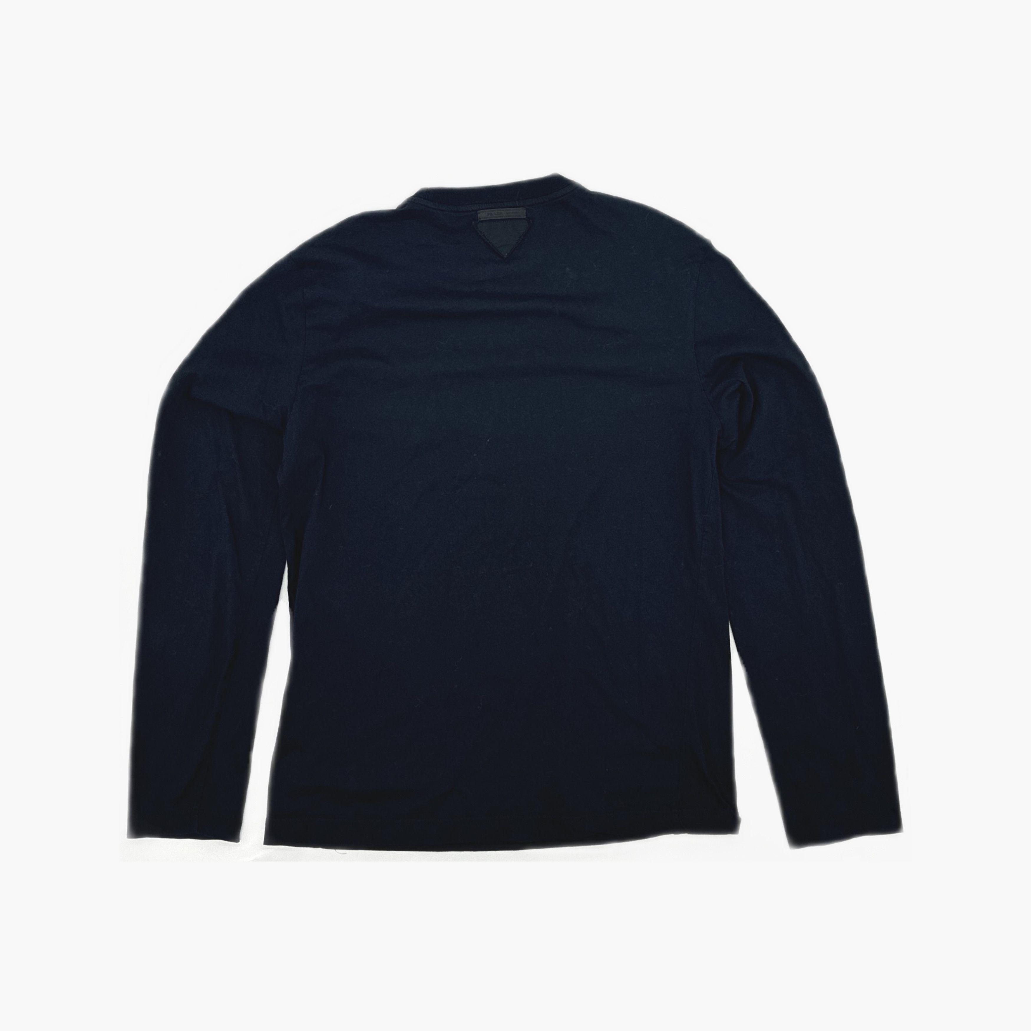 Prada Prada Navy Long Sleeve T-Shirt Size M Size US M / EU 48-50 / 2 - 2 Thumbnail