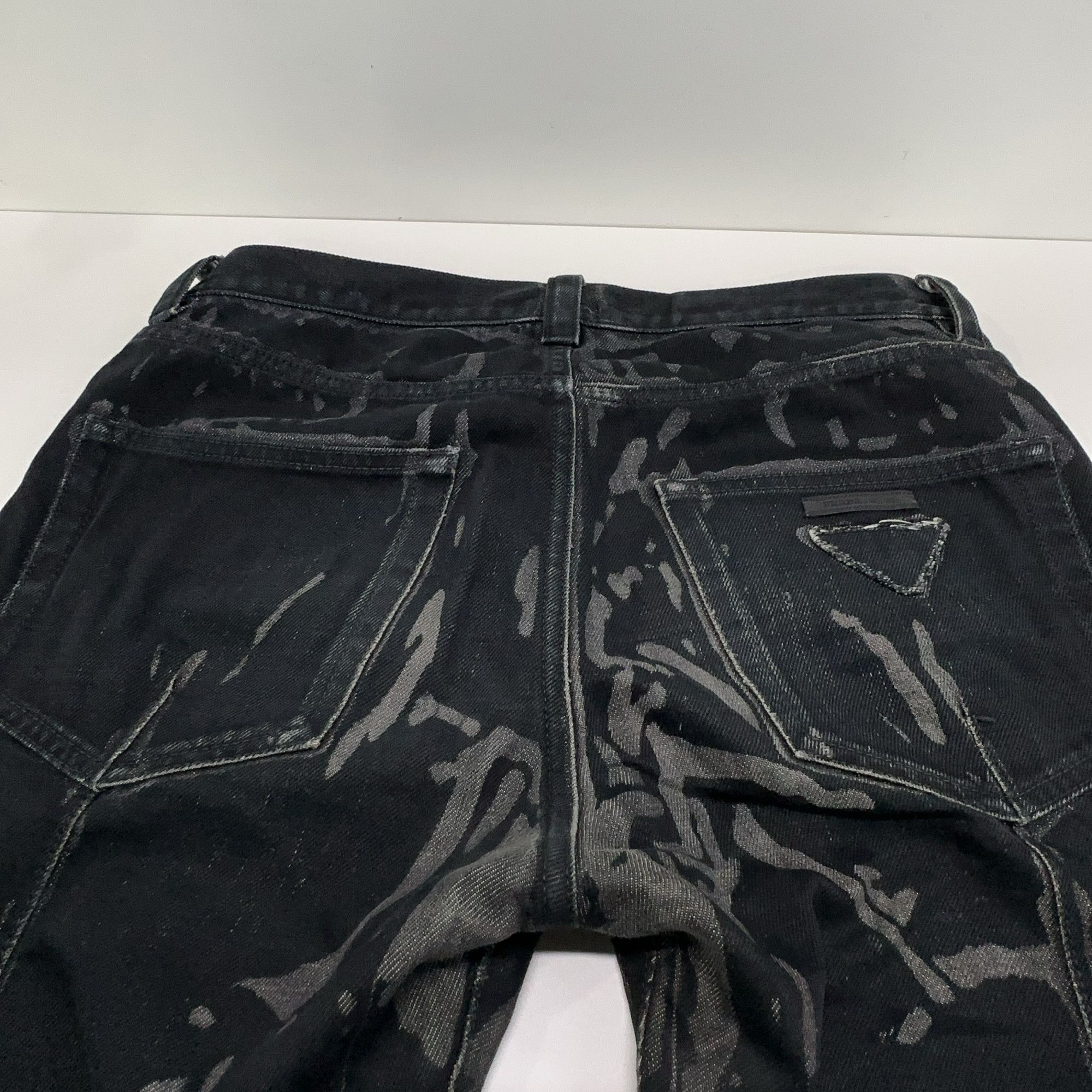 Prada Prada Distressed Black Denim Jeans Size 29 Size US 29 - 9 Thumbnail