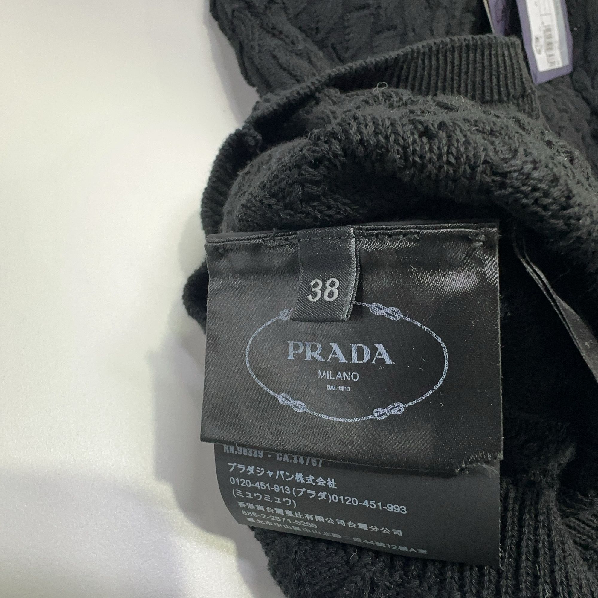 Prada Prada Textured Knit Turtleneck Sweater Size 38 Size XS / US 0-2 / IT 36-38 - 5 Thumbnail