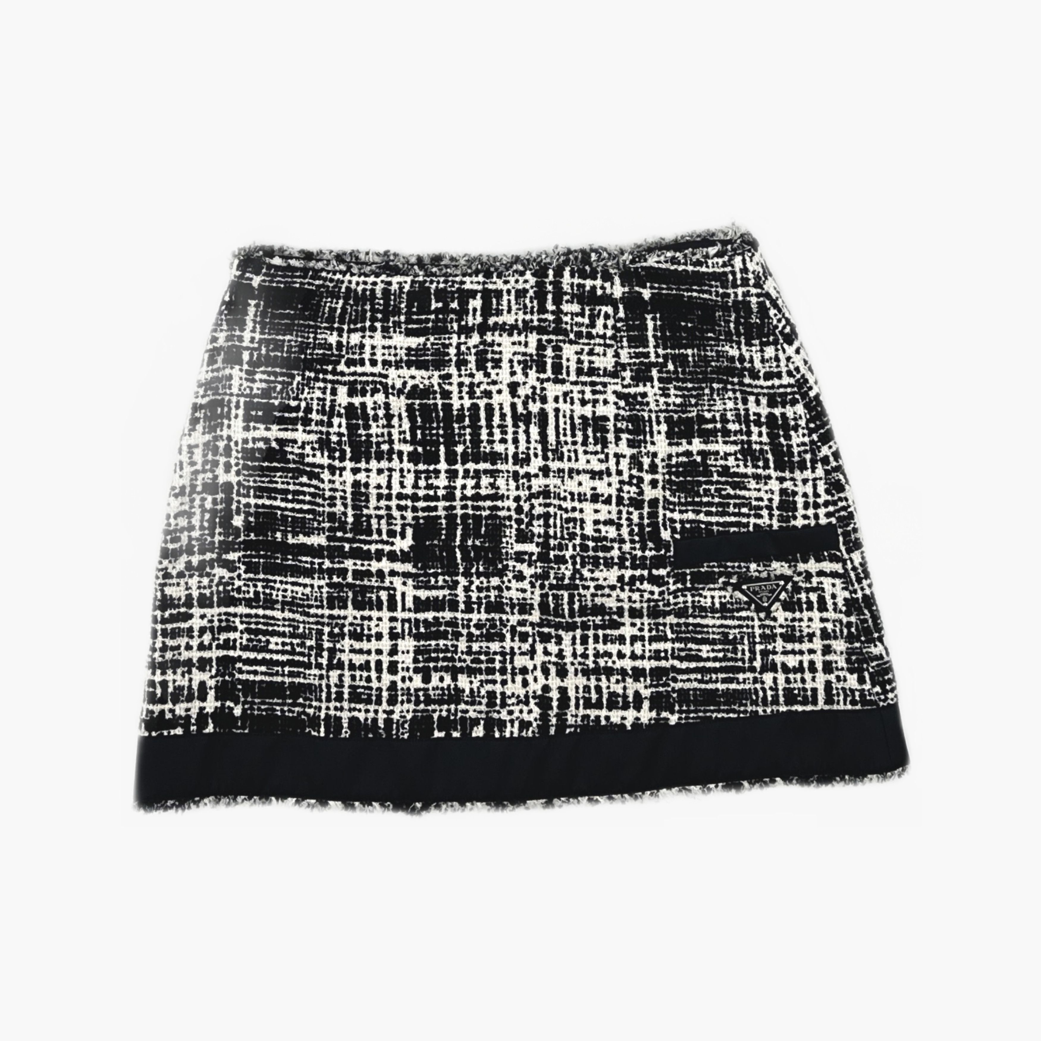 Prada Prada Tweed Mini Skirt Size 42 Size 28" / US 6 / IT 42 - 2 Thumbnail