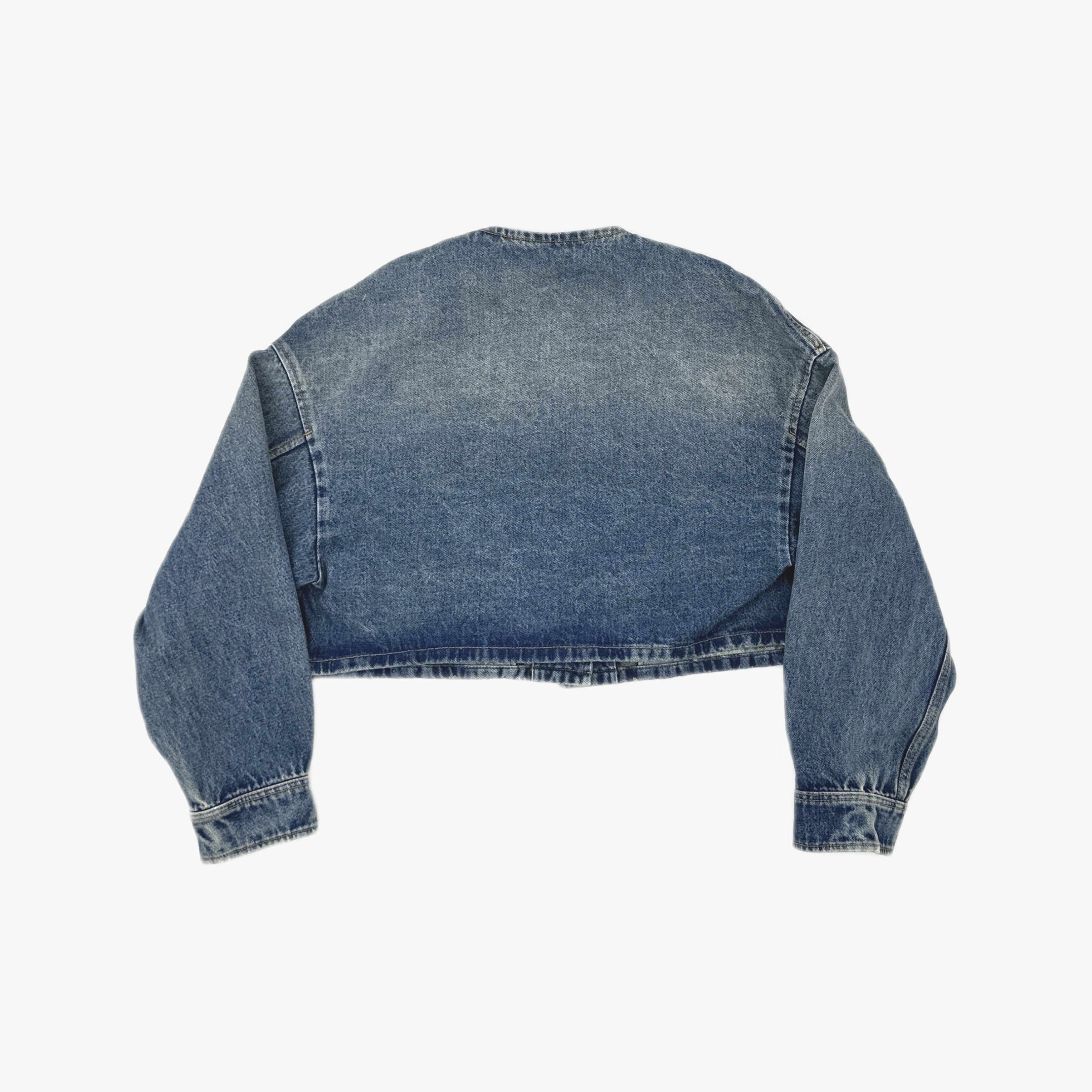 Prada Prada Triangle Logo Denim Jacket Size 36 Size XS / US 0-2 / IT 36-38 - 2 Thumbnail
