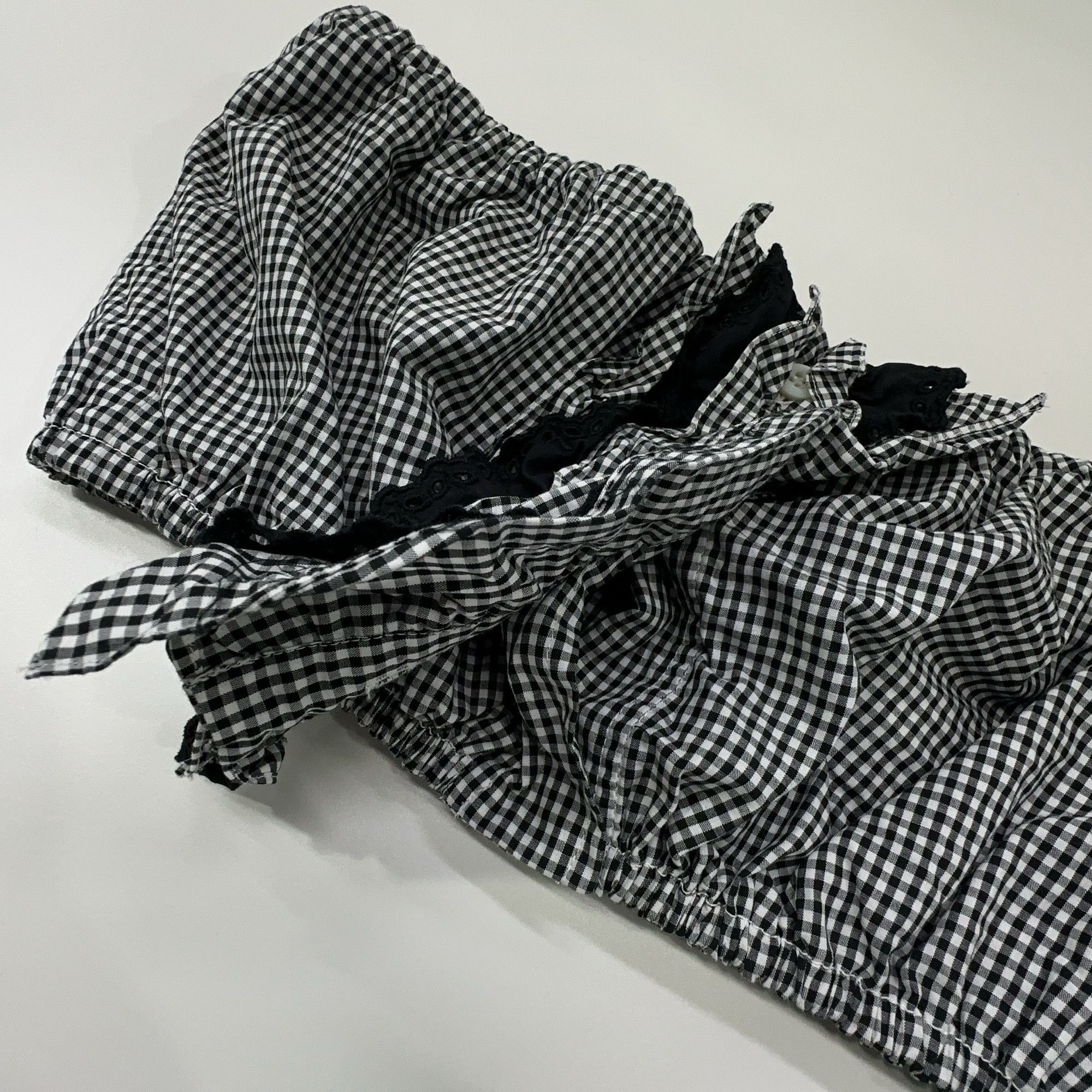 Prada Prada Gingham Cotton Crop Top Size 38 Size XS / US 0-2 / IT 36-38 - 7 Thumbnail
