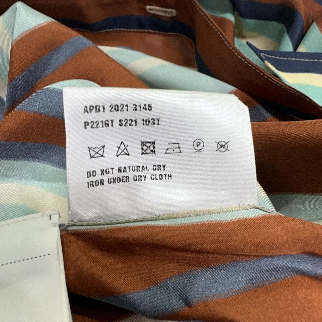 Prada Prada Striped Silk Jumpsuit Size 40 Size 27" / US 4 / IT 40 - 5 Thumbnail