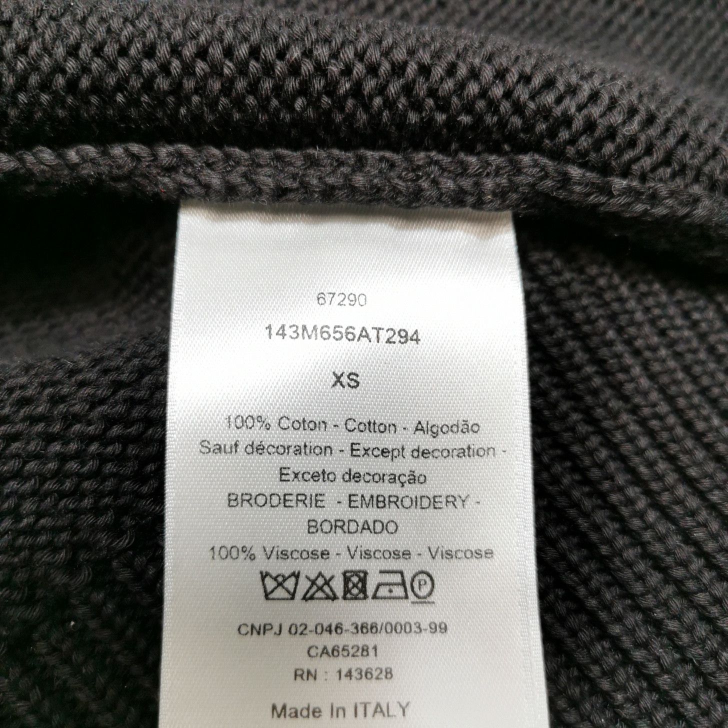 Dior Dior Men xs Sweaters Knitwear Size US XS / EU 42 / 0 - 6 Thumbnail
