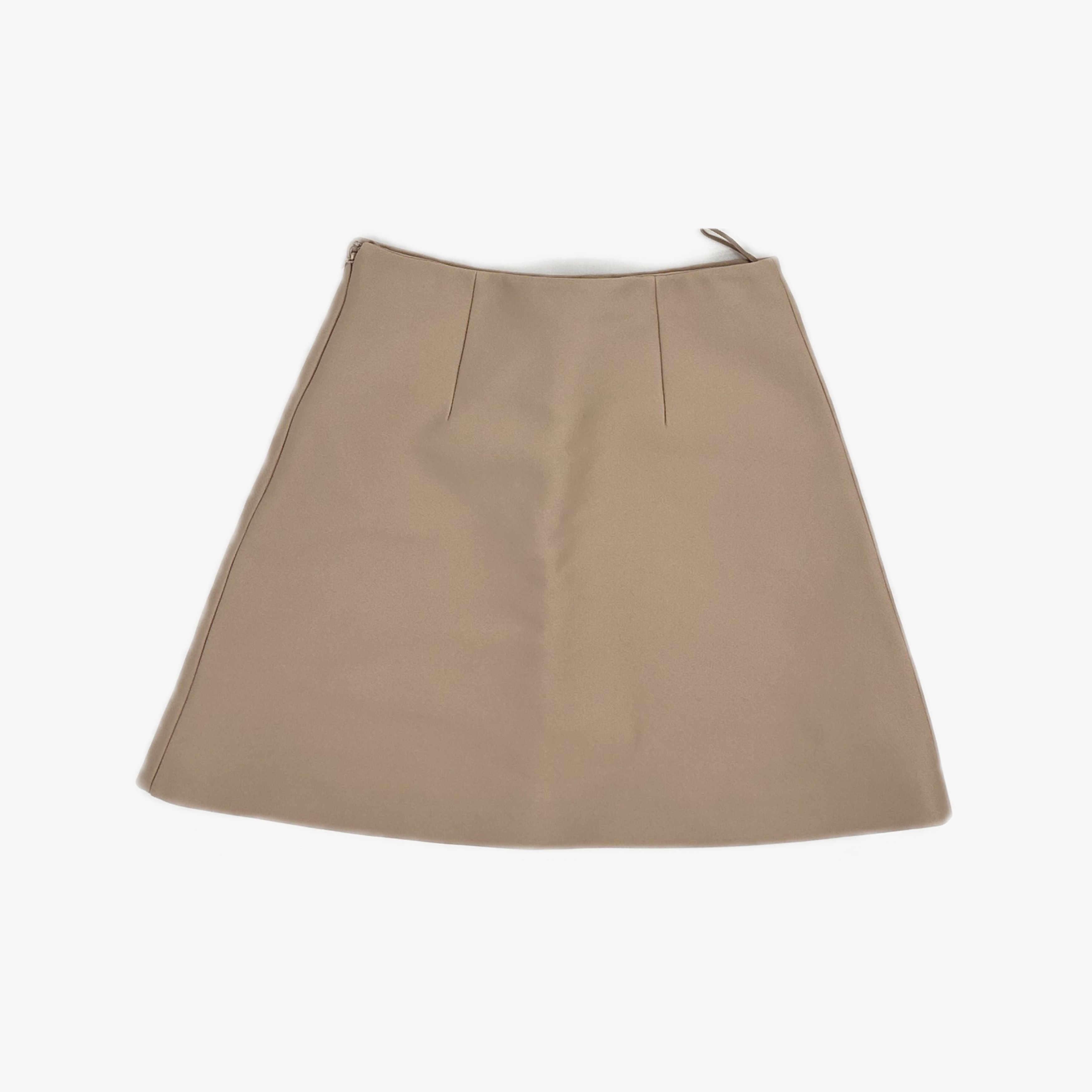 Prada Prada Beige Mini Skirt Size 38 Size 26" / US 2 / IT 38 - 2 Thumbnail
