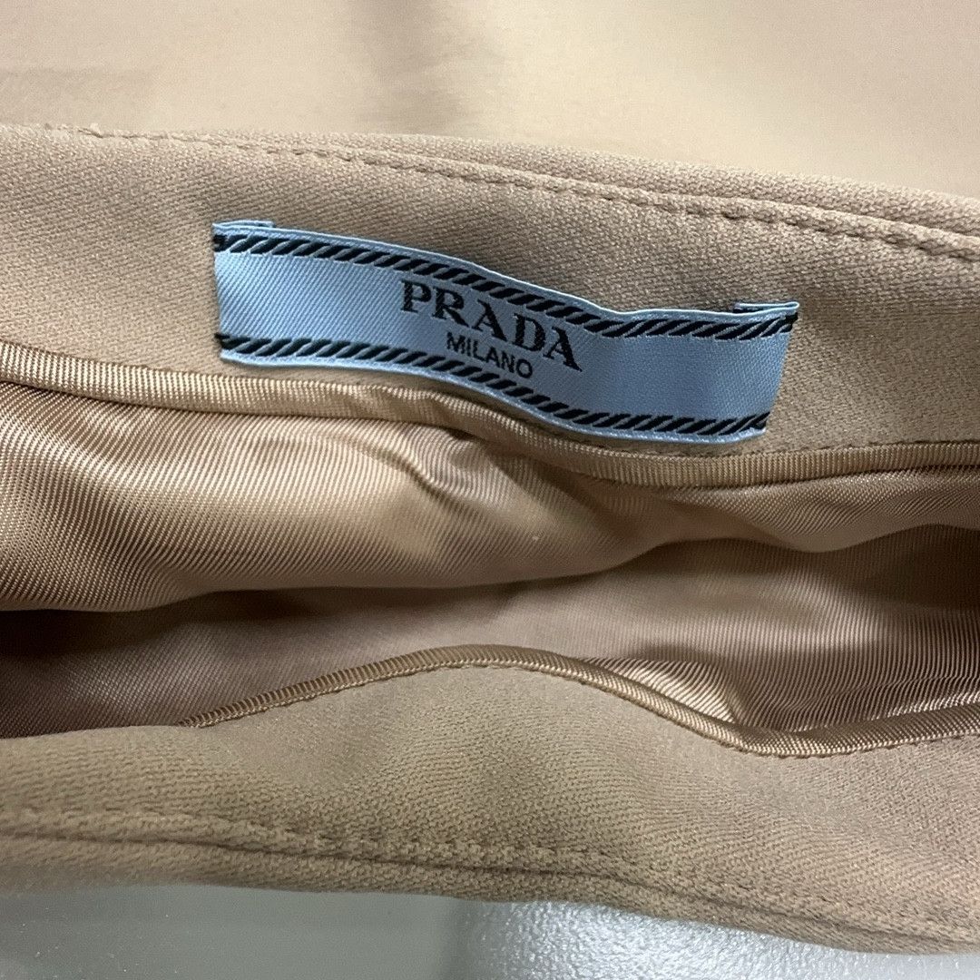 Prada Prada Beige Mini Skirt Size 38 Size 26" / US 2 / IT 38 - 5 Thumbnail