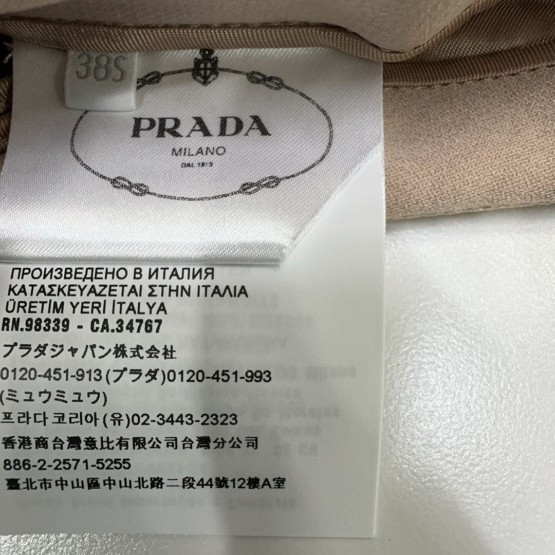 Prada Prada Beige Mini Skirt Size 38 Size 26" / US 2 / IT 38 - 3 Thumbnail