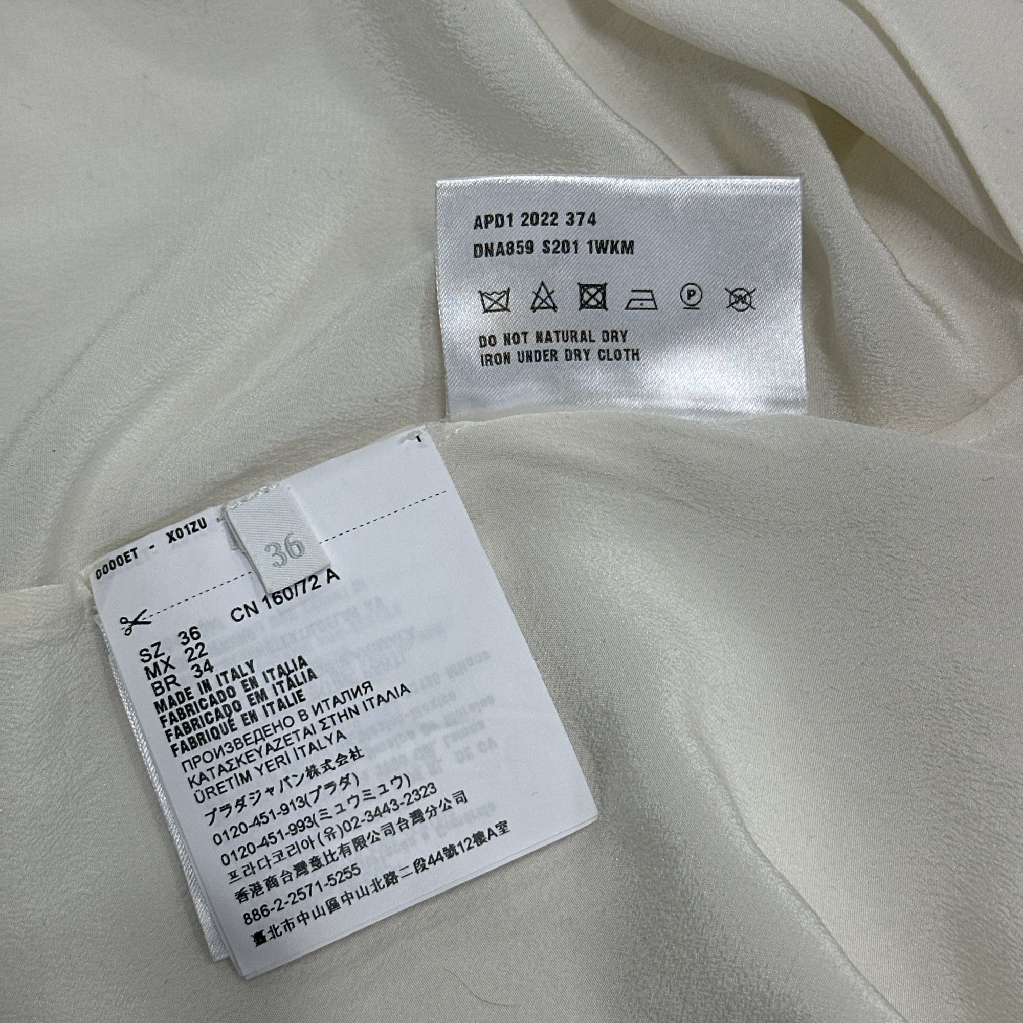 Prada Prada Contrast Piping Button Up Shirt Size 36 Size XS / US 0-2 / IT 36-38 - 3 Thumbnail